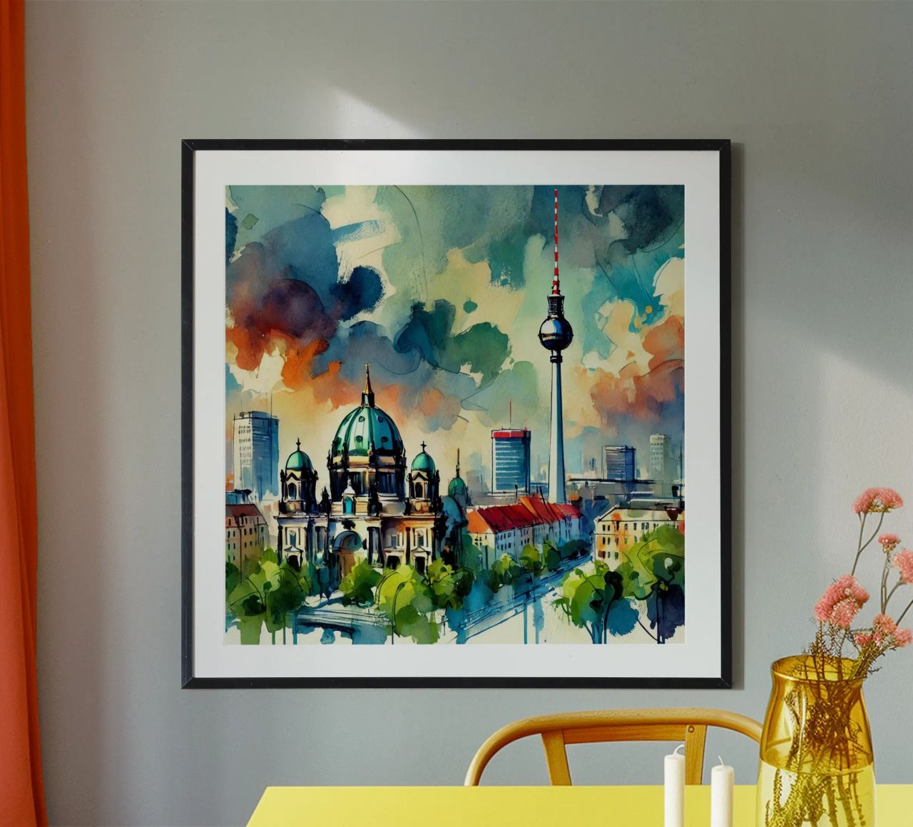 Berliner Fernsehturm Poster von Travel with Chris