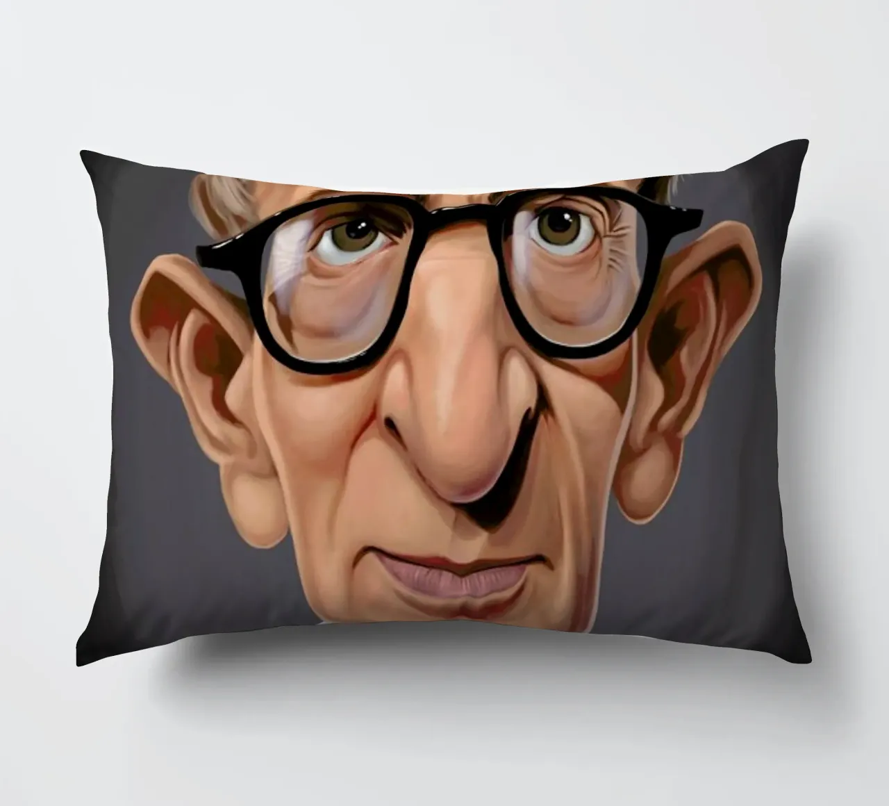 Woody Allen decorative cushion by Rob Art | Illustration