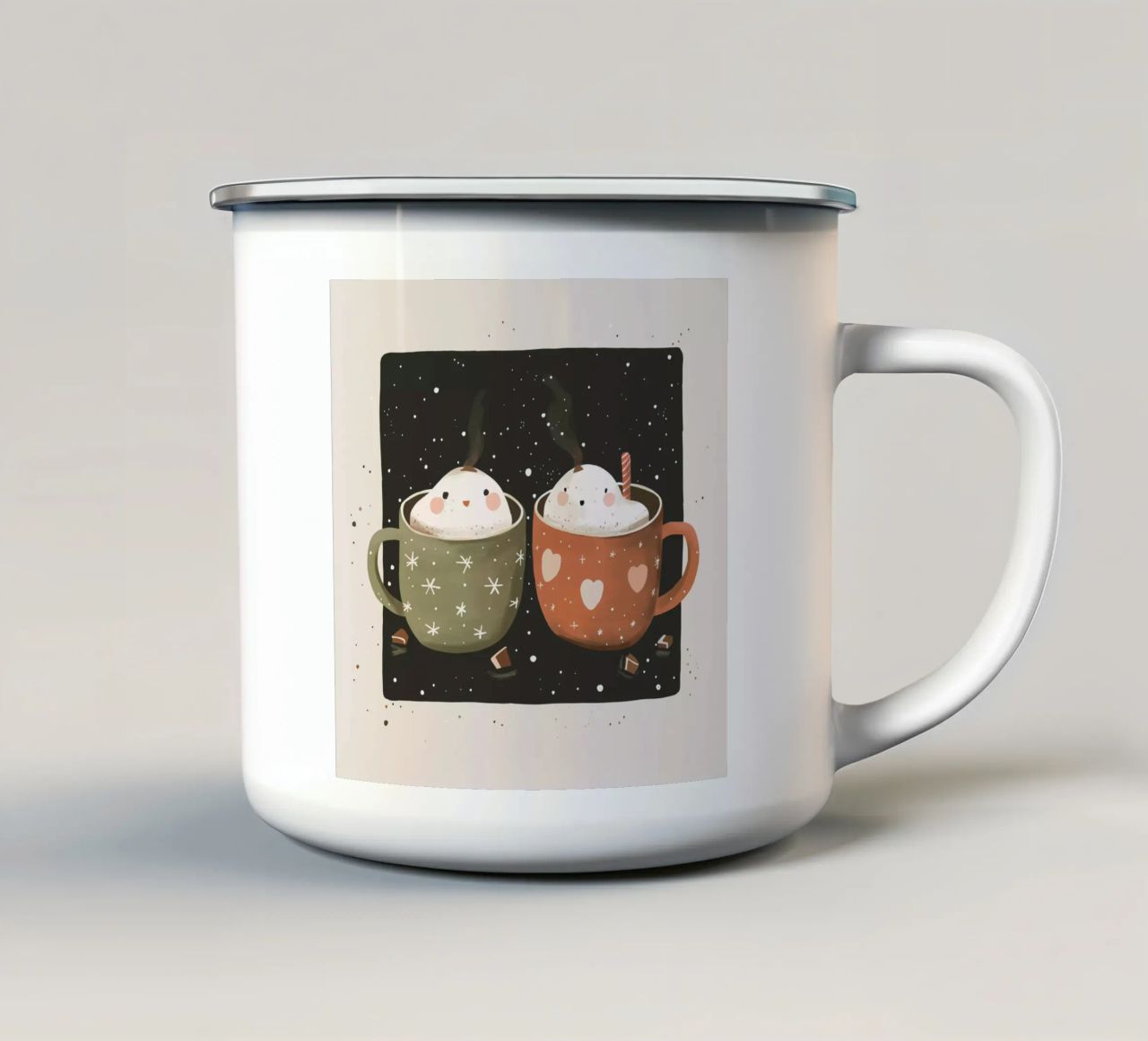 Tazze di gioia tazza in smalto da ArtsySesta
