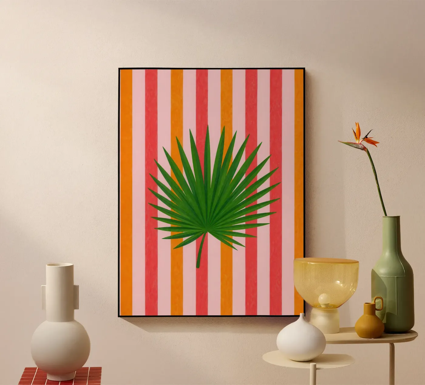 Palm tree leaf plexiglass da Happyfacespace