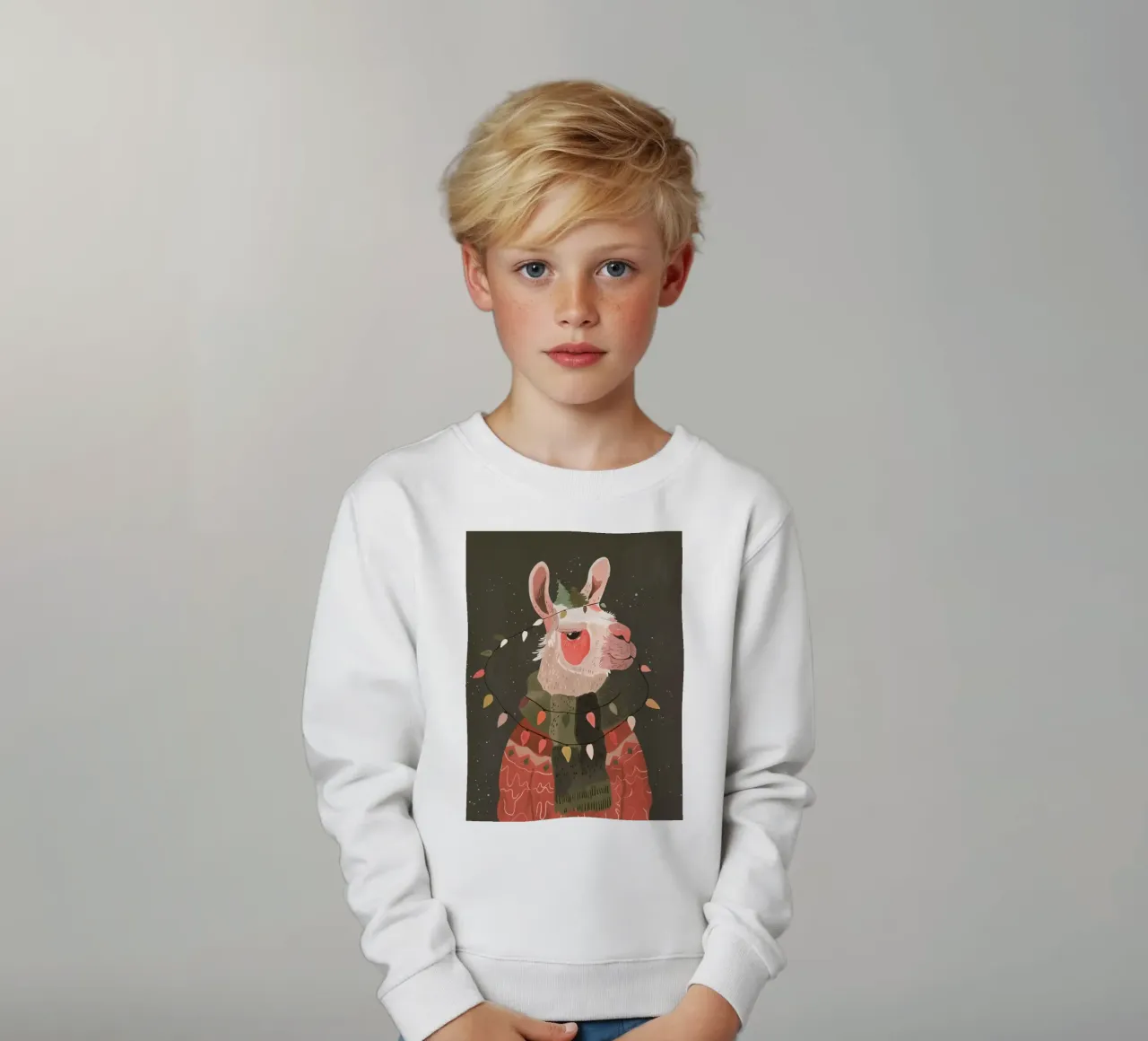 Lama luminoso festivo felpa bambino da ArtsySesta