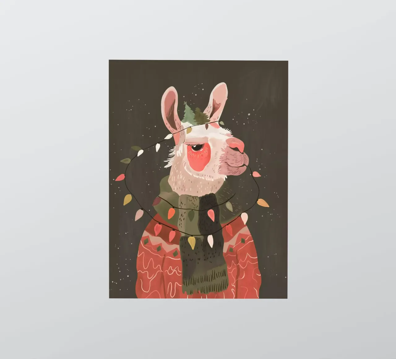 Lama lumineux festif autocollant de ArtsySesta