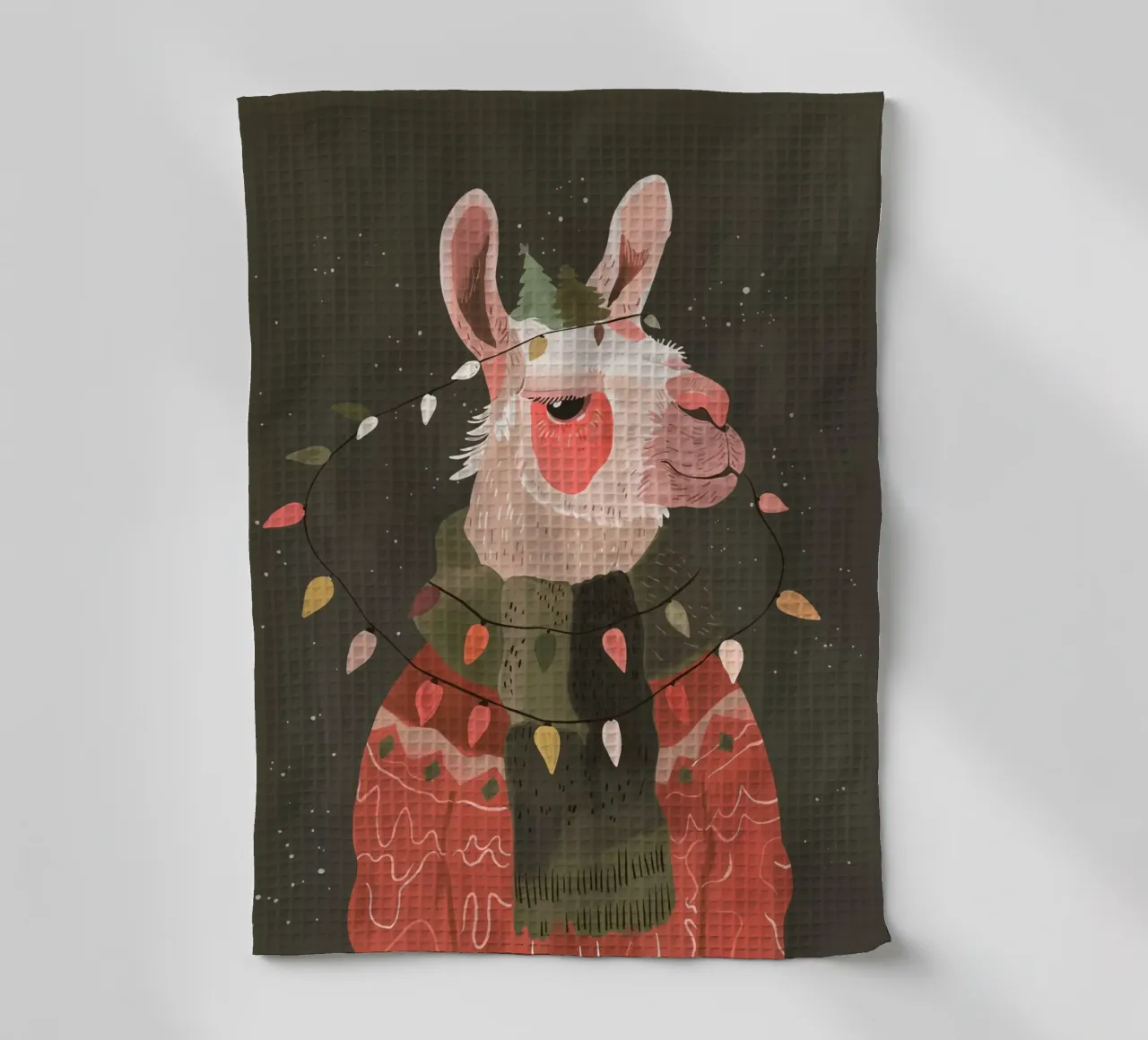 Lama lumineux festif torchon de ArtsySesta