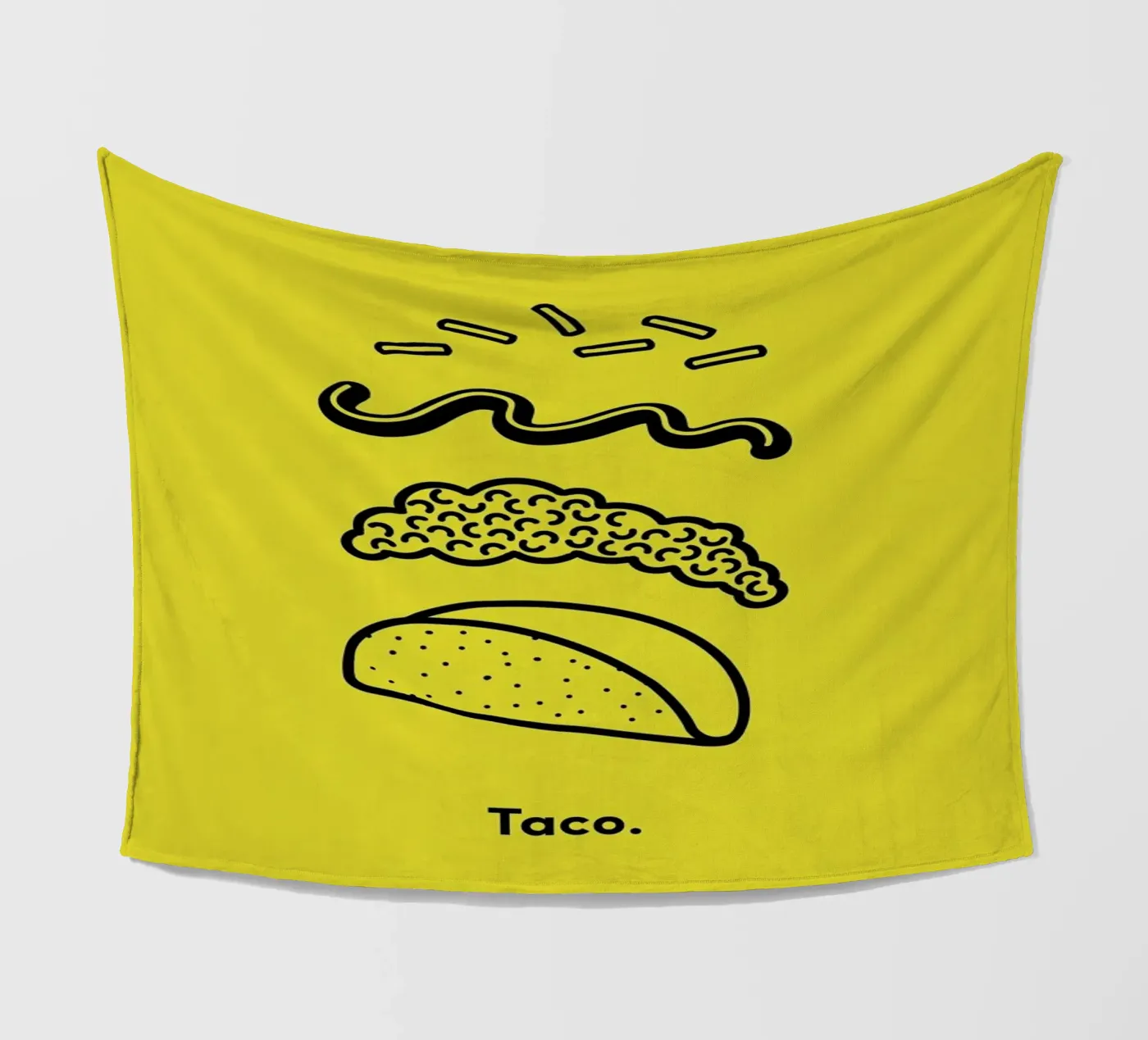 TACO fleecedeken van Rachel Peck