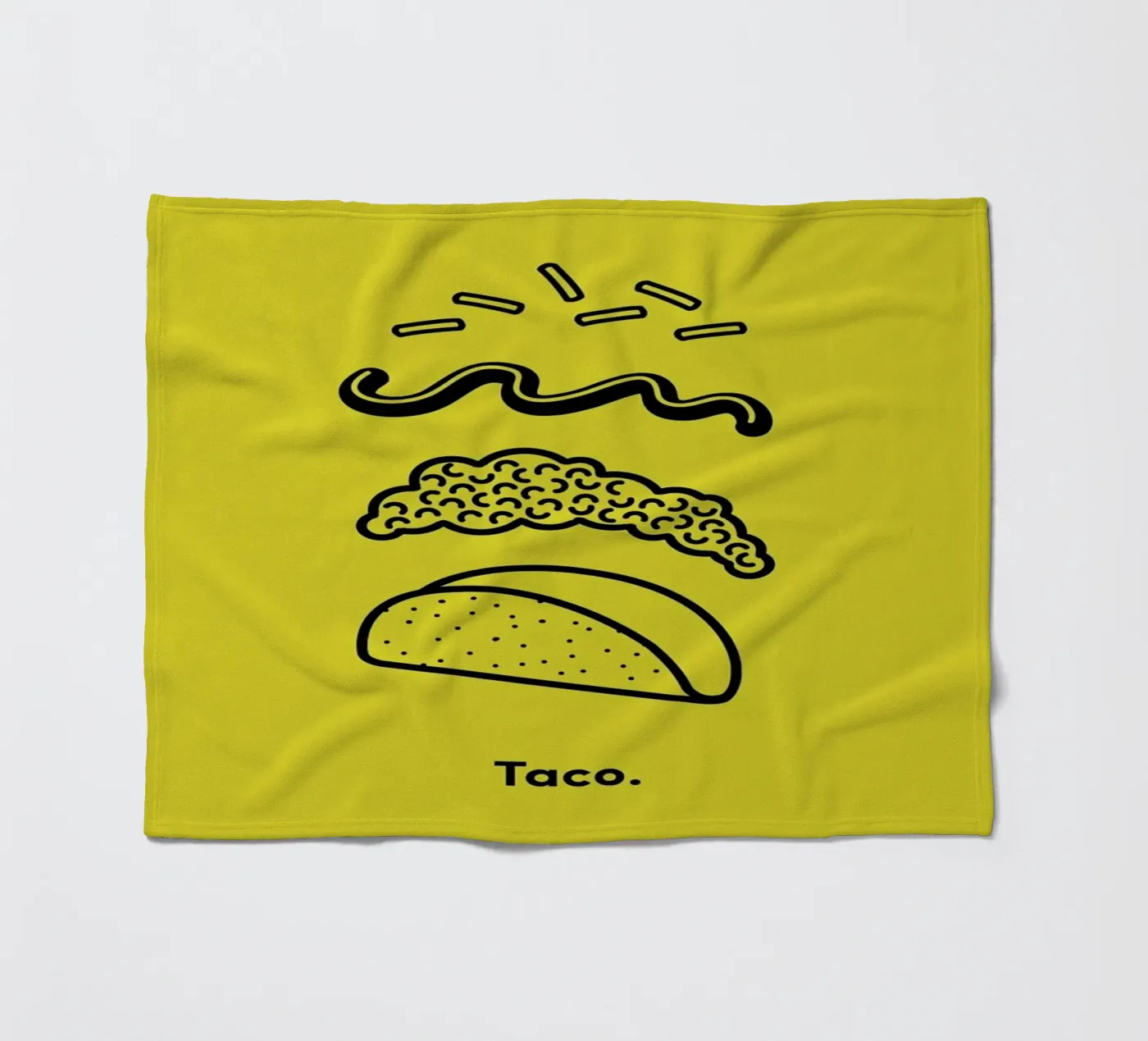 TACO fleecedeken van Rachel Peck