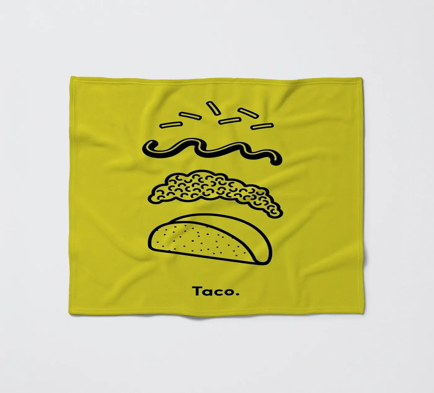 TACO fleecedeken van Rachel Peck