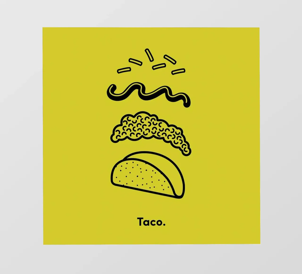TACO telo in pvc da Rachel Peck