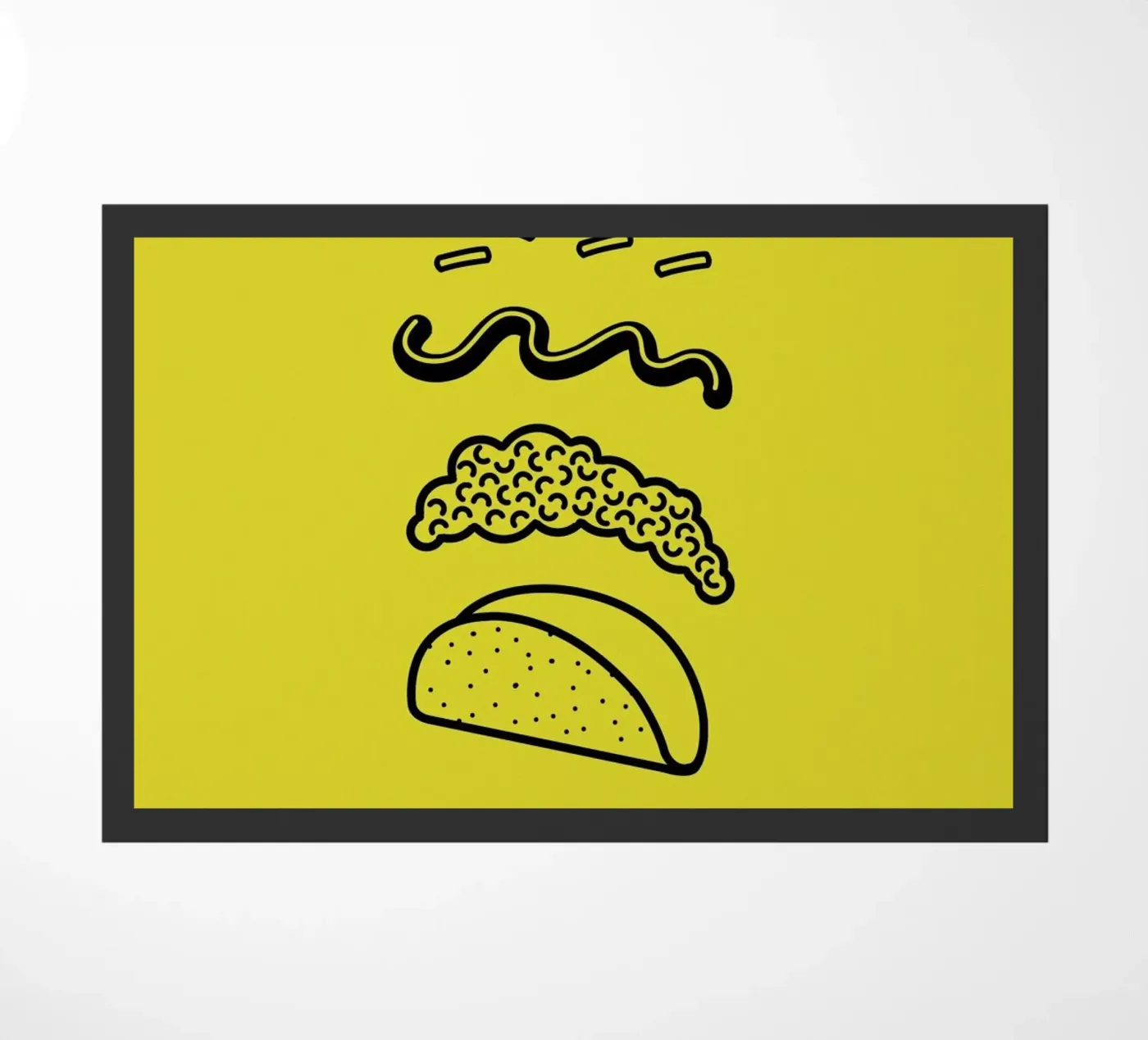 TACO doormat by Rachel Peck