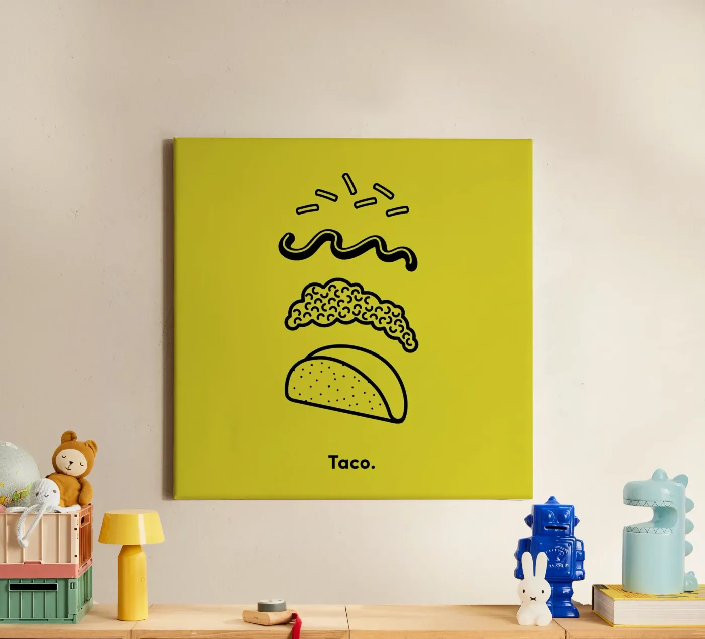 TACO canvas van Rachel Peck