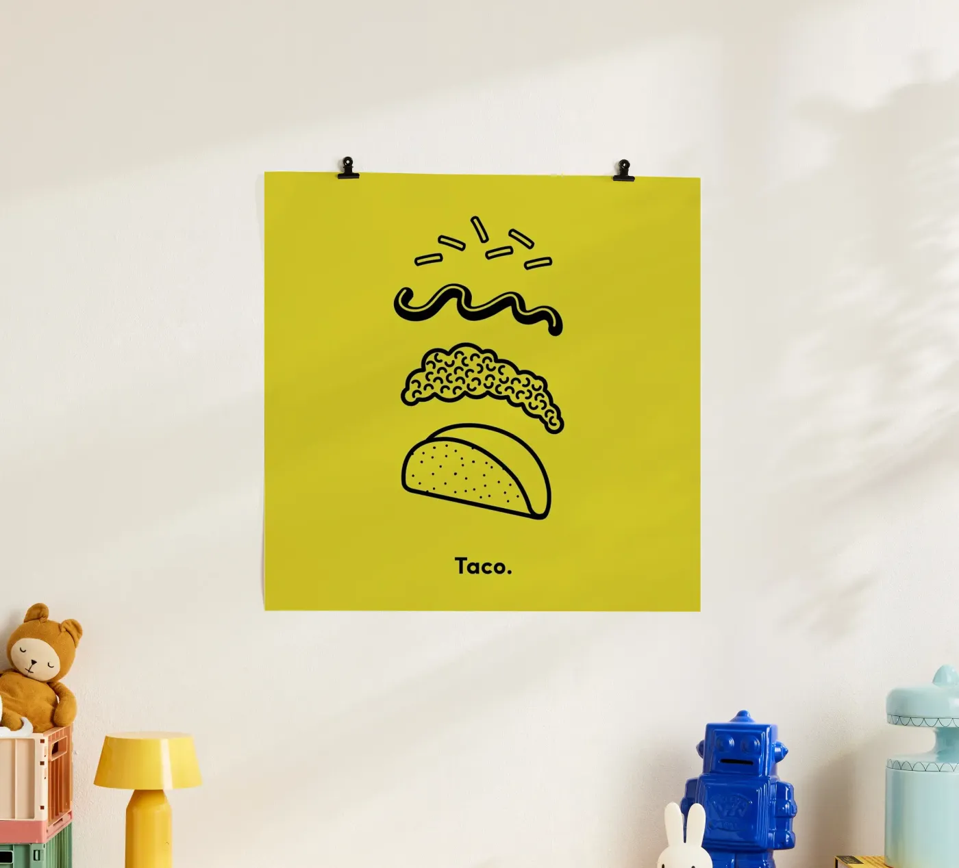 TACO poster van Rachel Peck