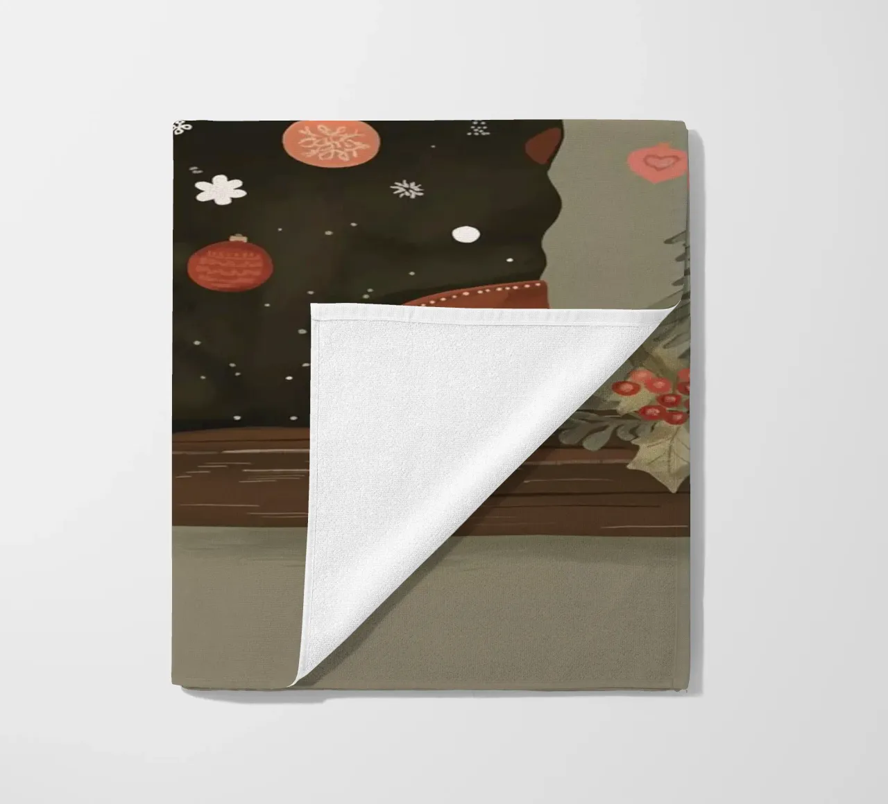 Joyful Stockings ll beach towel by ArtsySesta
