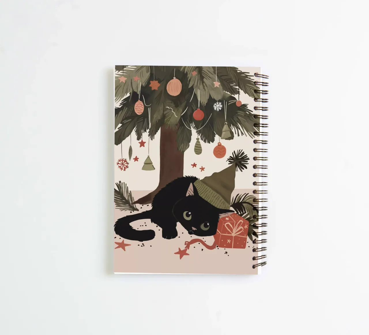 Purrfect Surprise spiral notebook by ArtsySesta