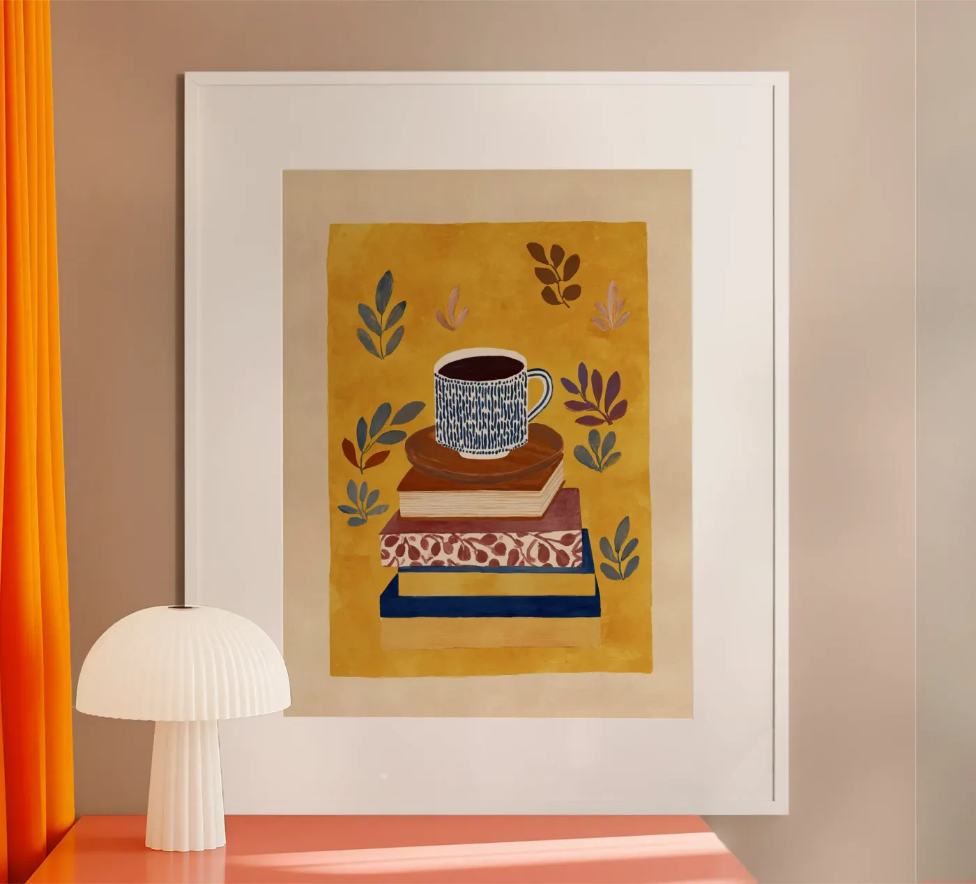 Caffè e libri poster da Aimee