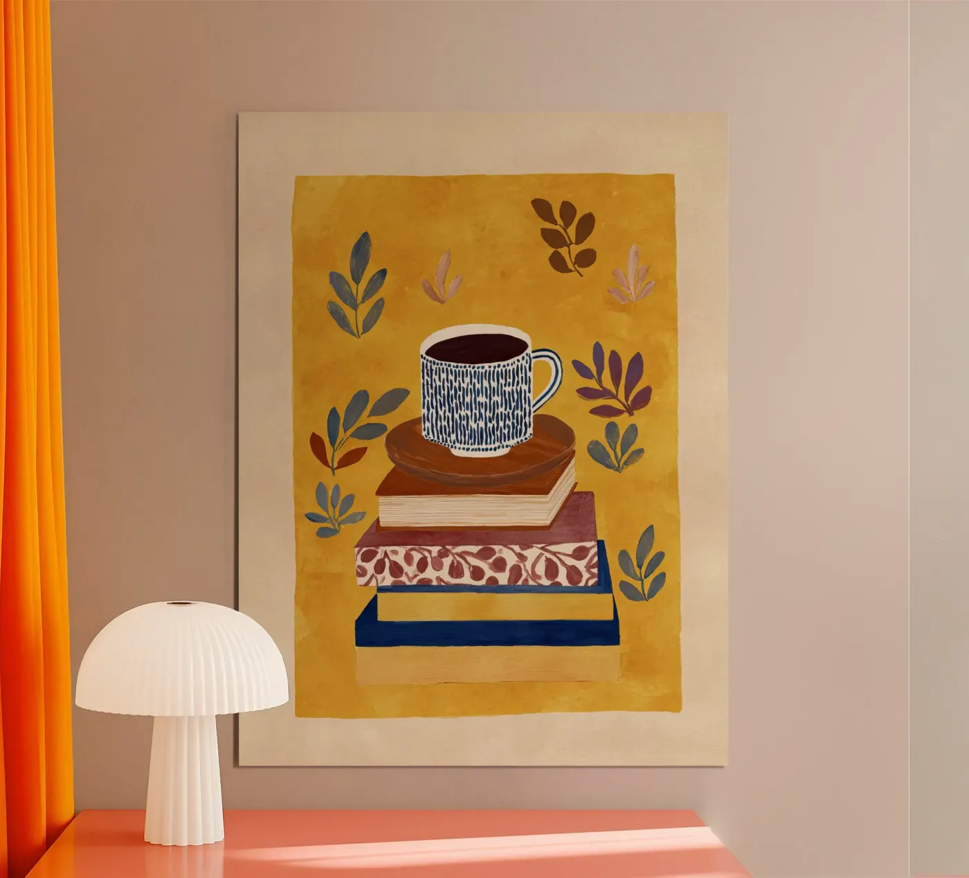 Caffè e libri poster da Aimee