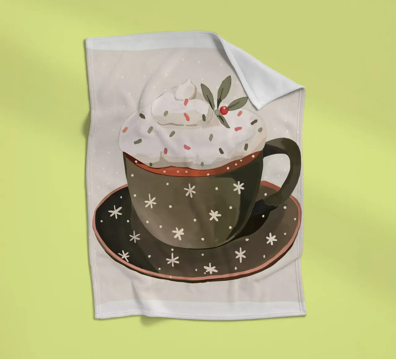 Tazza accogliente coperta in pile da ArtsySesta