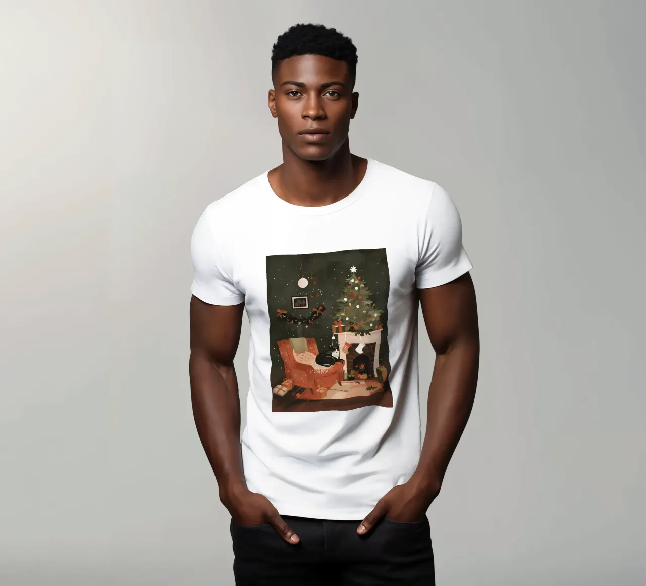 Warm and Festive t-shirt by ArtsySesta
