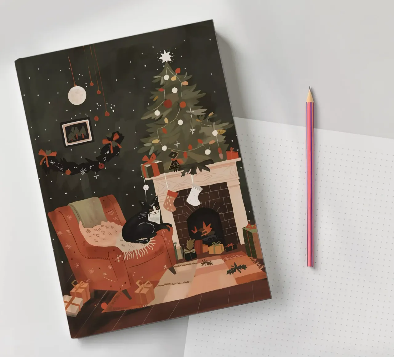Warm and Festive notebook by ArtsySesta