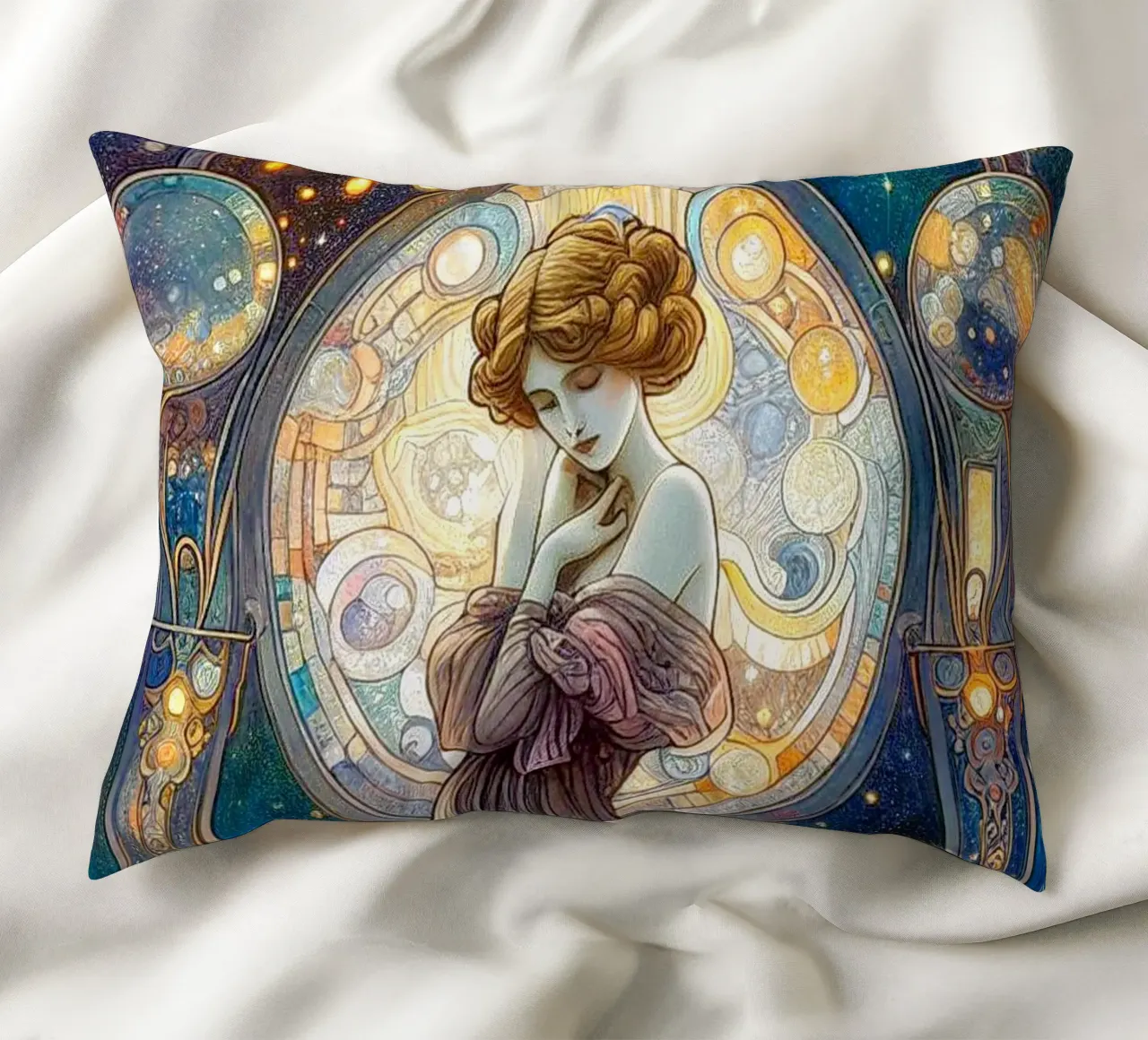 Full Moon cuscino da Art-Nouveau-Dsg