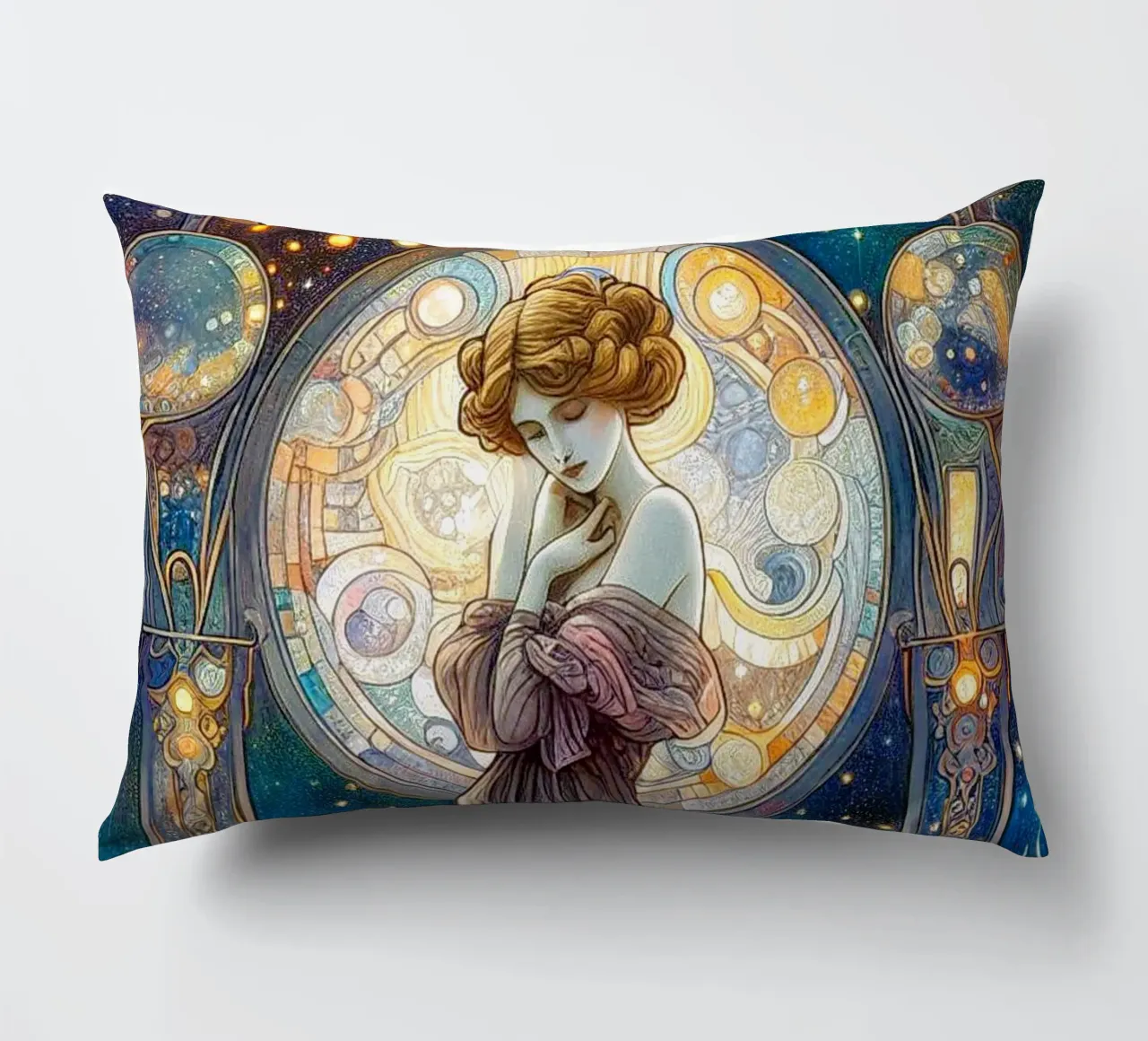 Full Moon cuscino da Art-Nouveau-Dsg