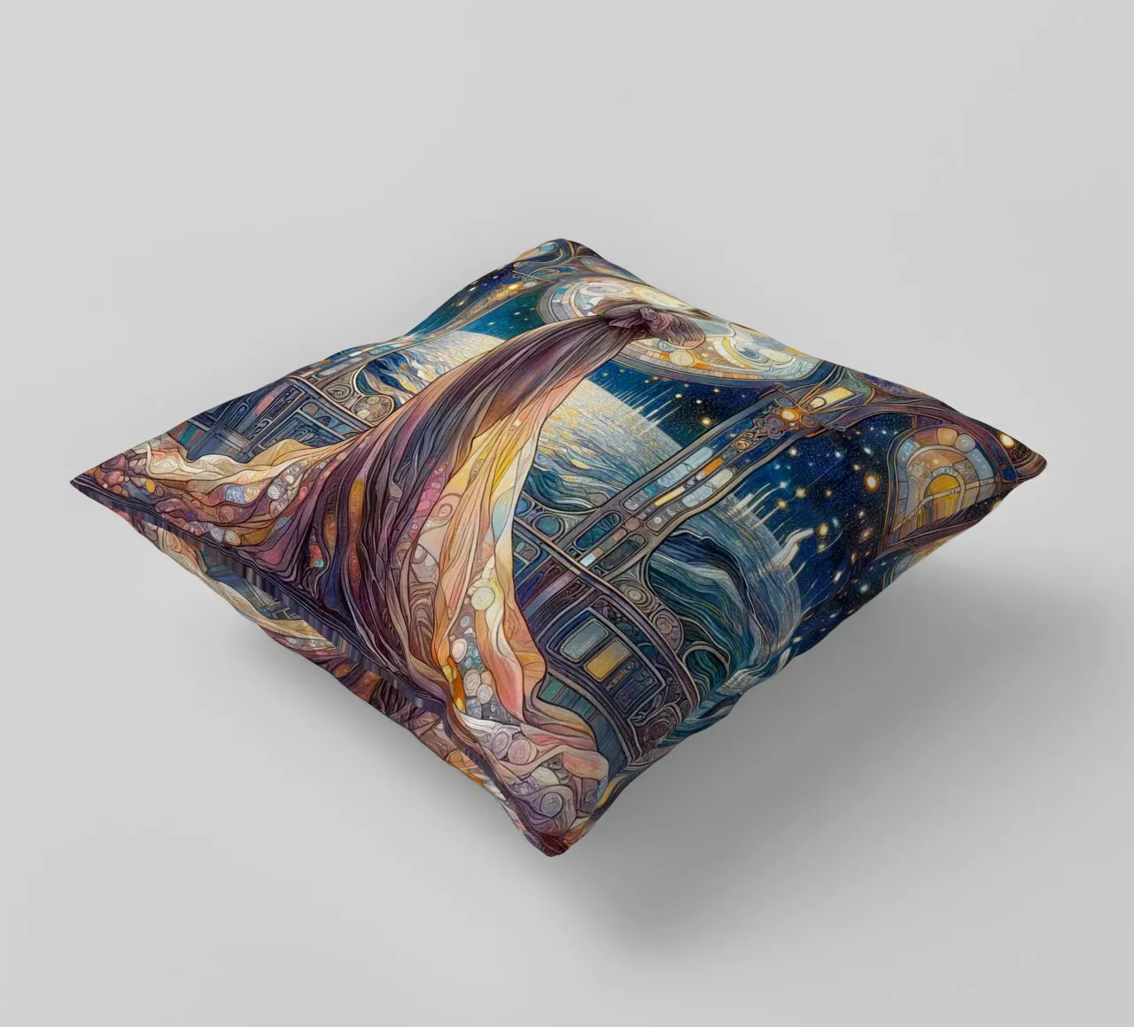 Full Moon cuscino da Art-Nouveau-Dsg