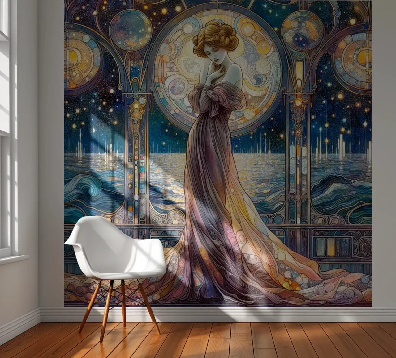 Full Moon Fototapete von Art-Nouveau-Dsg
