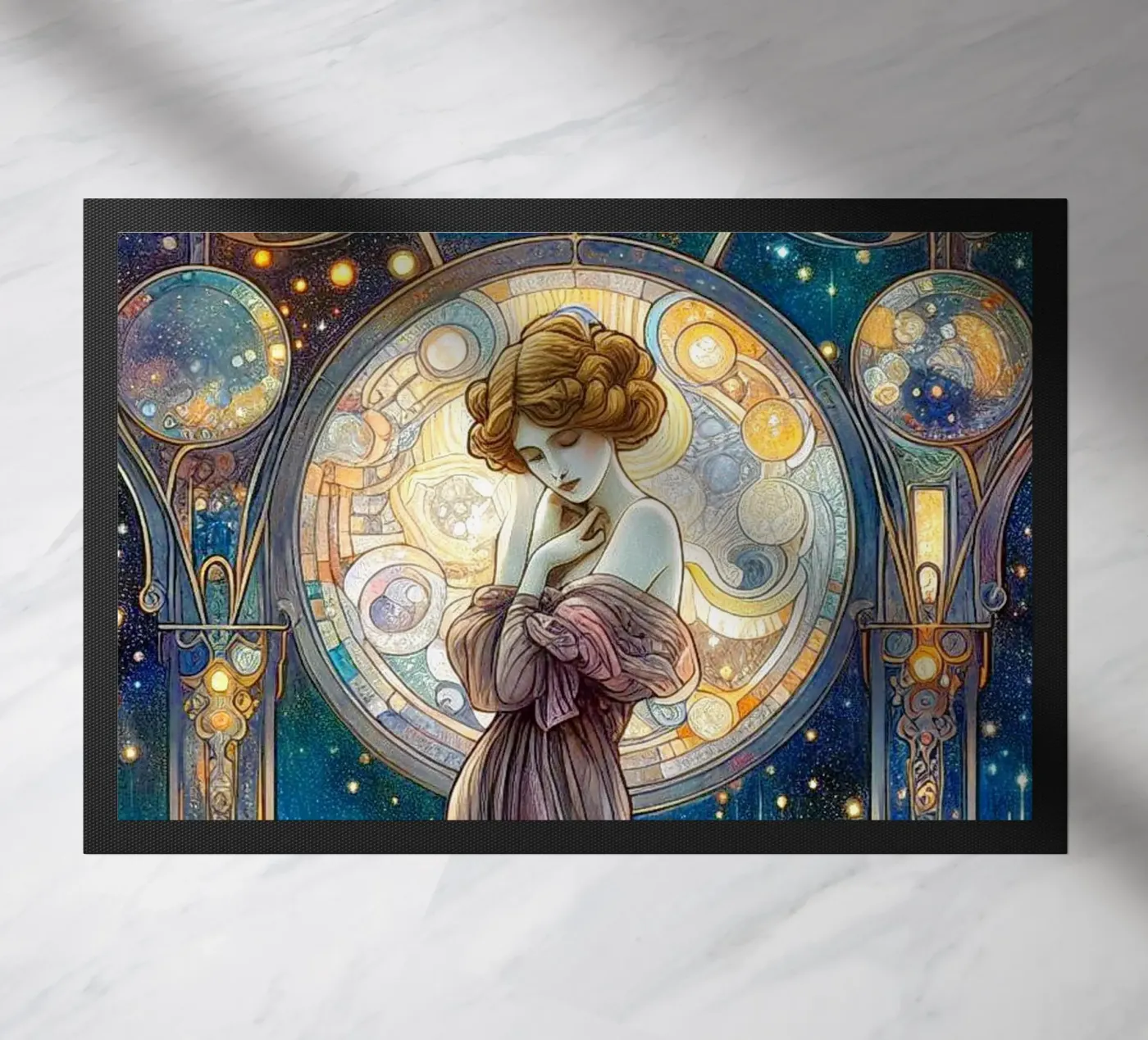 Full Moon deurmat van Art-Nouveau-Dsg