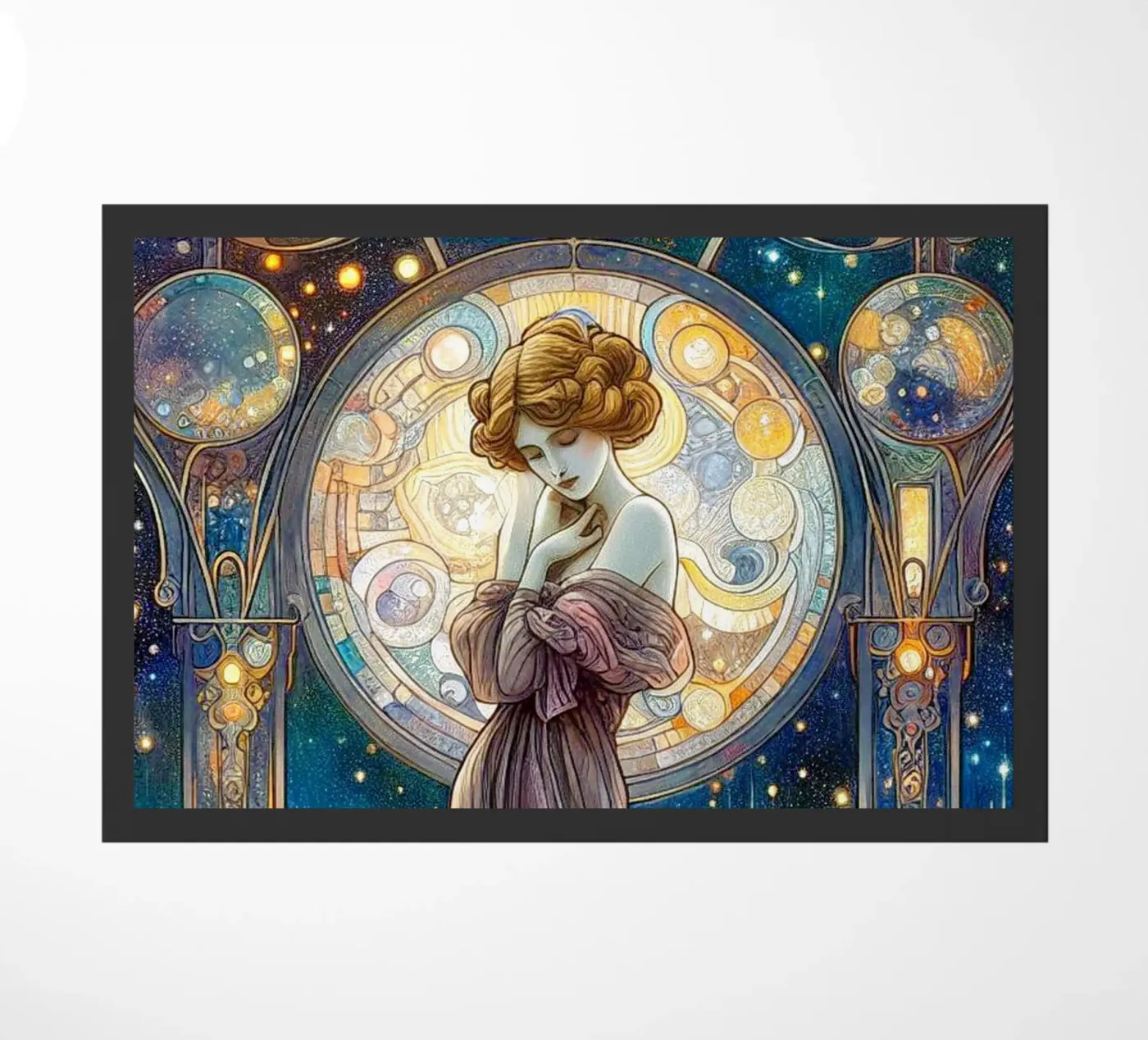 Full Moon deurmat van Art-Nouveau-Dsg