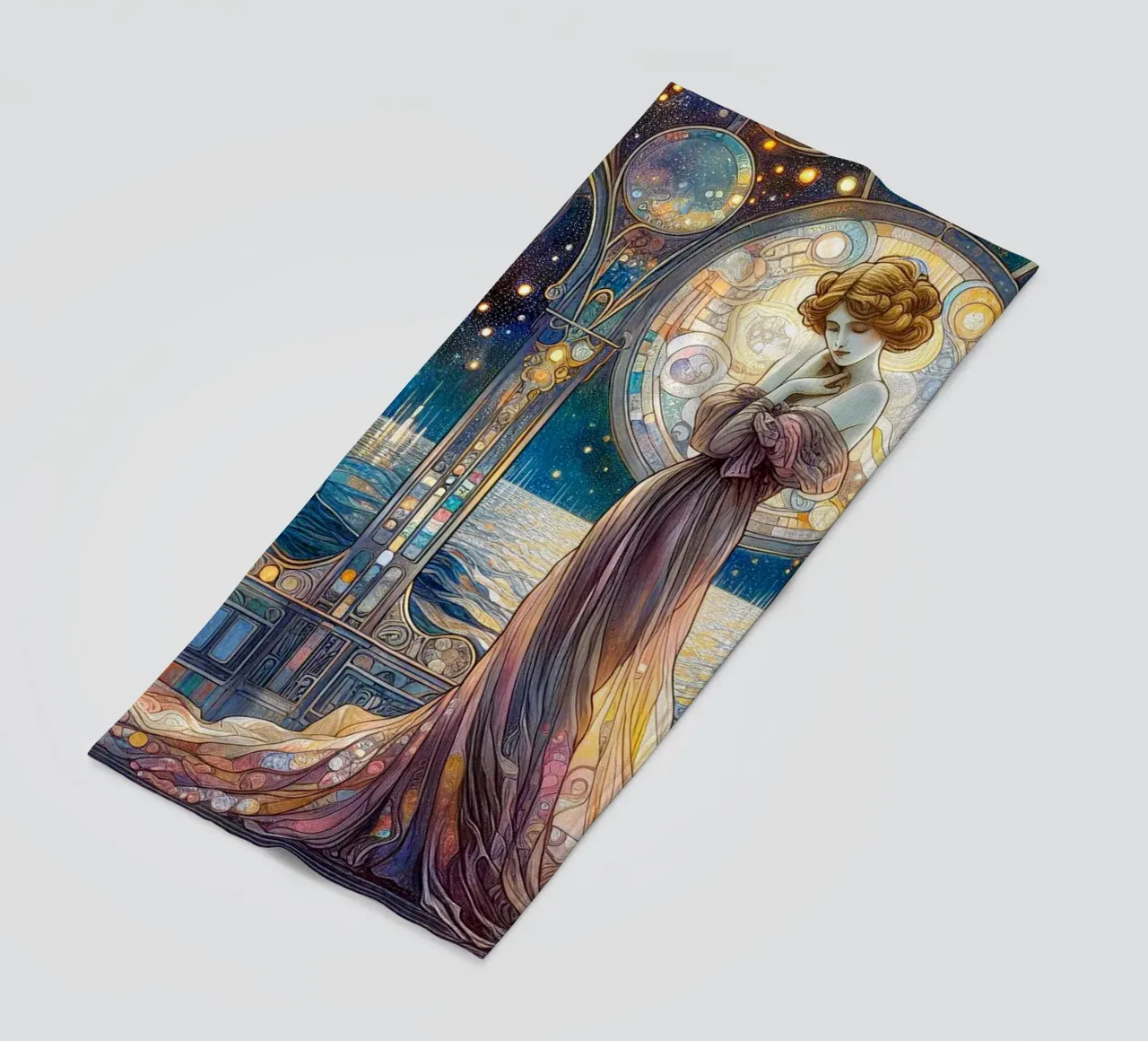 Full Moon telo mare da Art-Nouveau-Dsg