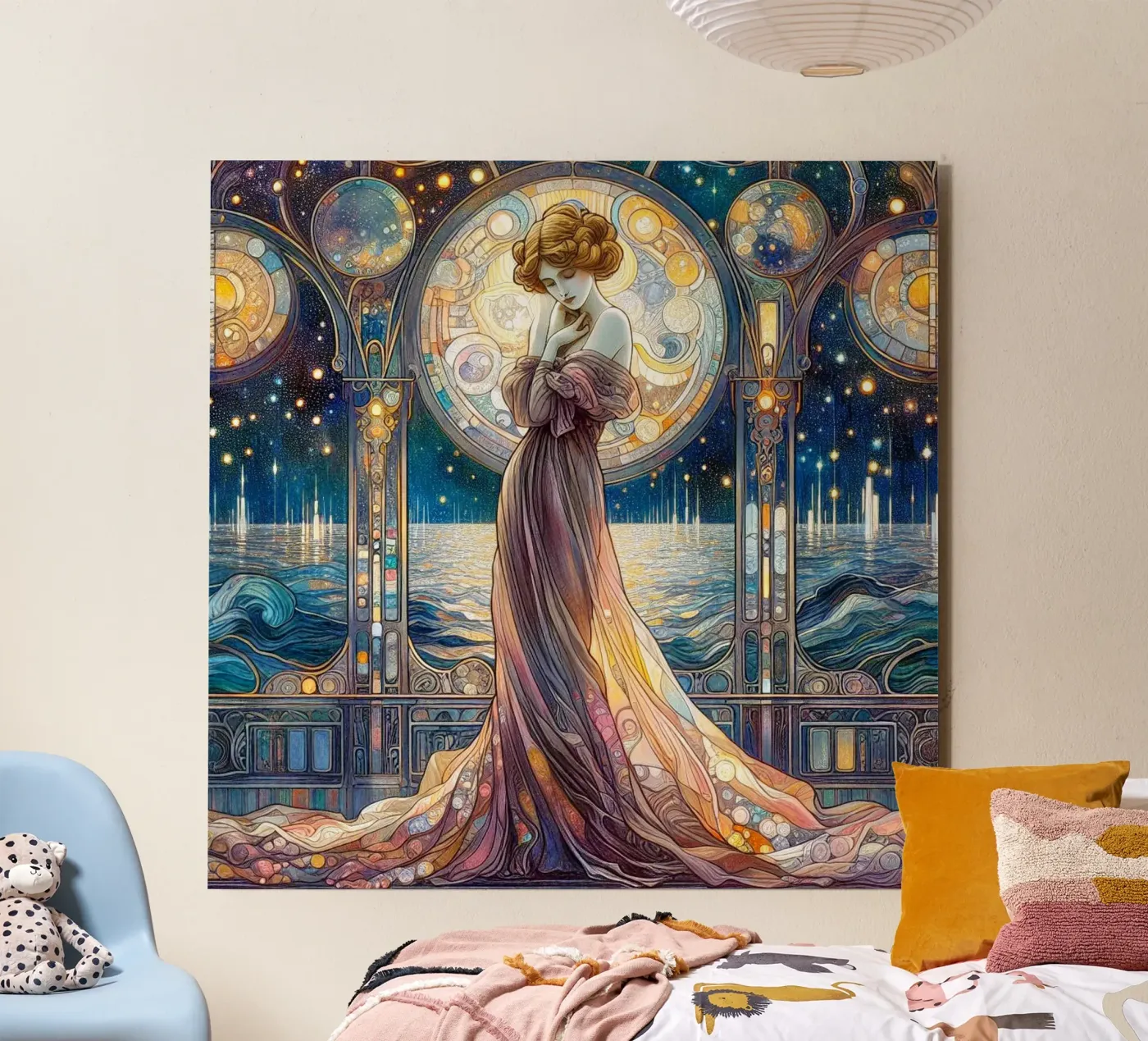 Full Moon pannello forex da Art-Nouveau-Dsg