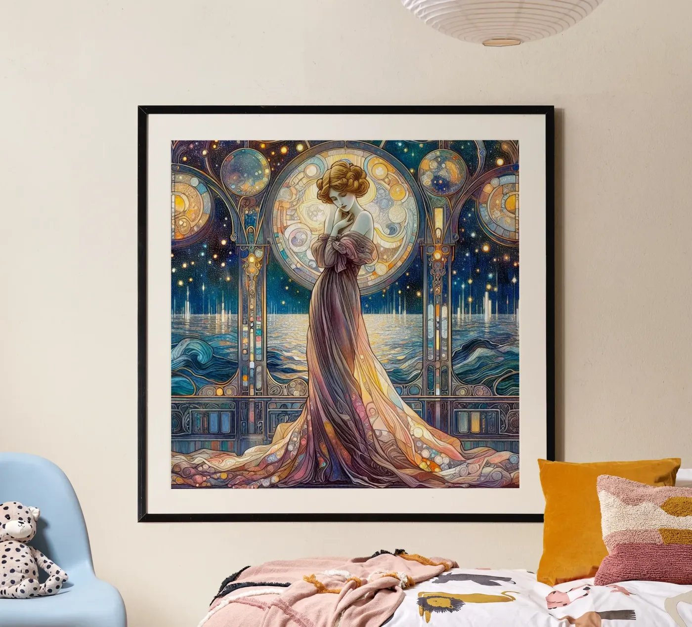 Full Moon poster van Art-Nouveau-Dsg