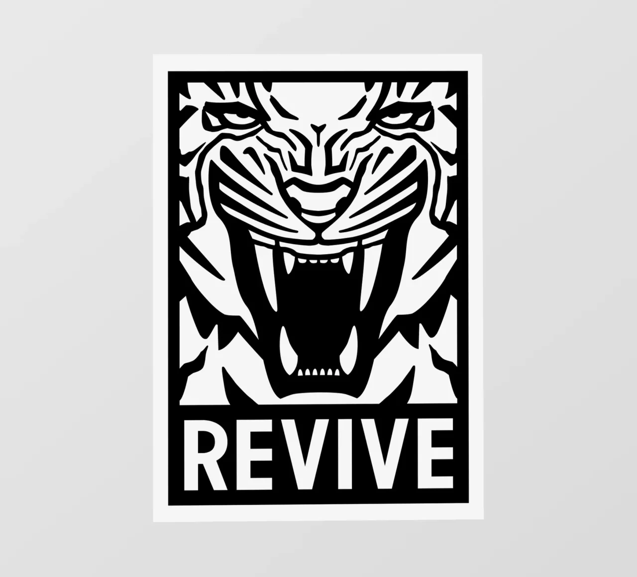 Revive Tiger pellicola backlit da Asobōze