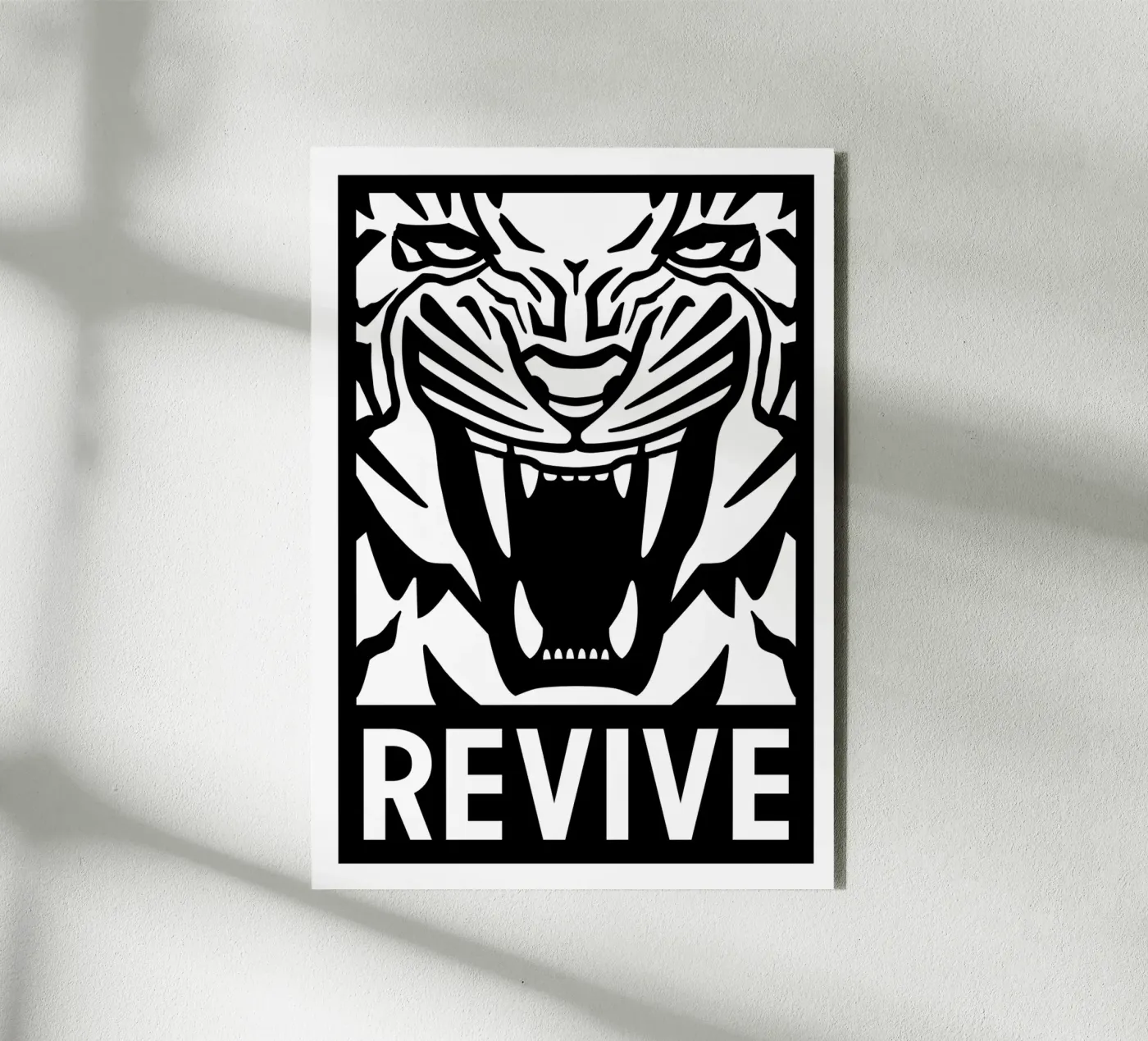 Revive Tiger alluminio dibond da Asobōze