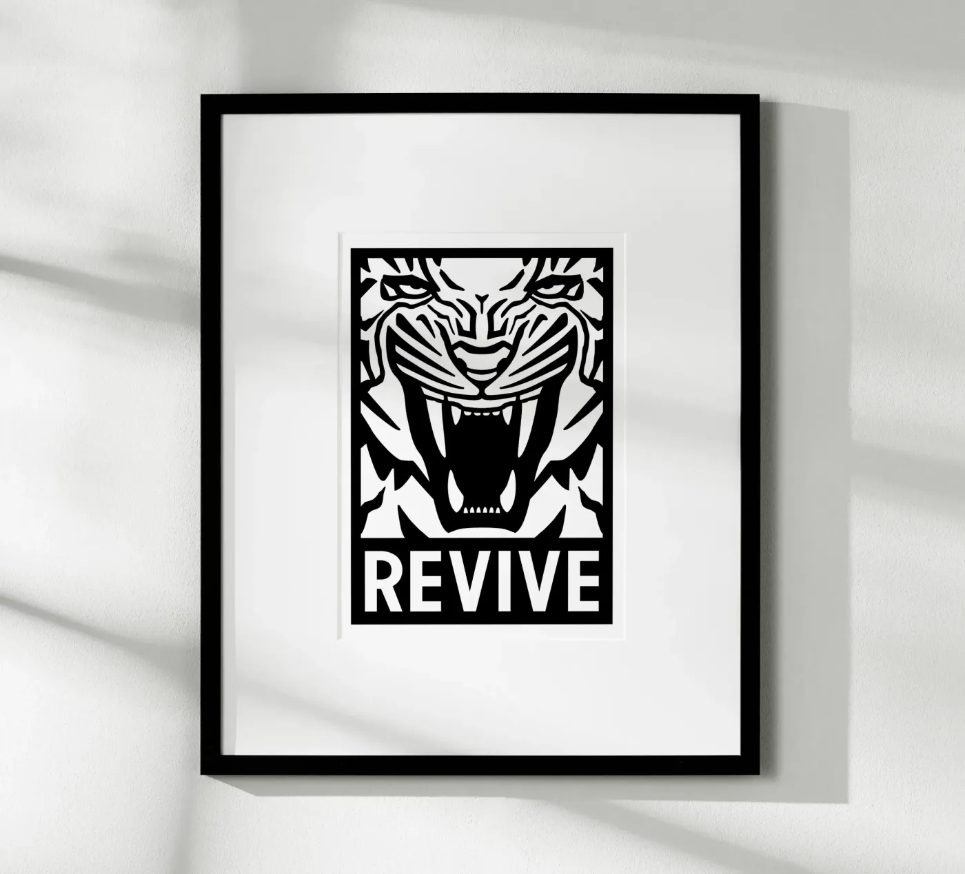 Revive Tiger poster by Asobōze