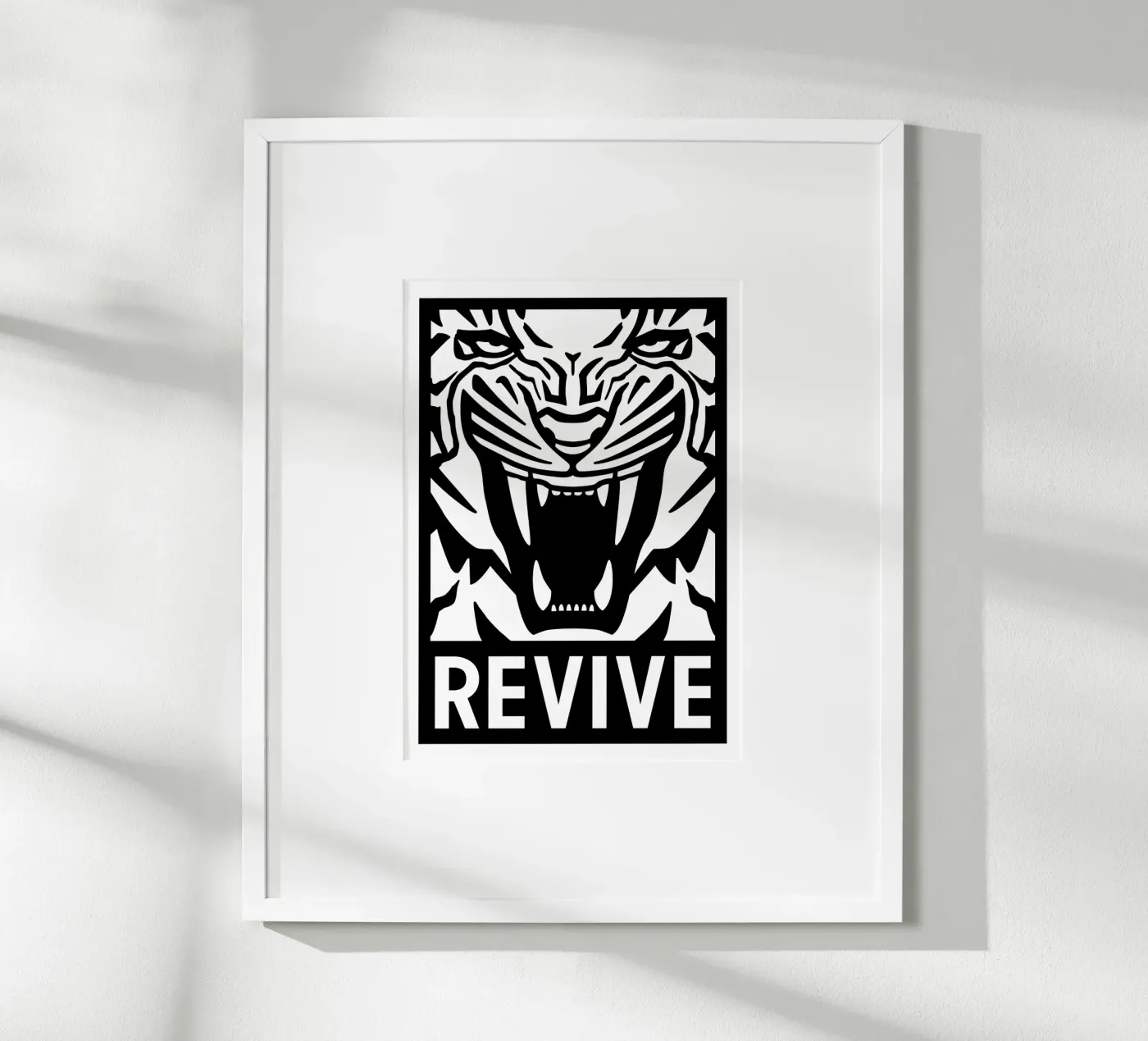 Revive Tiger poster van Asobōze