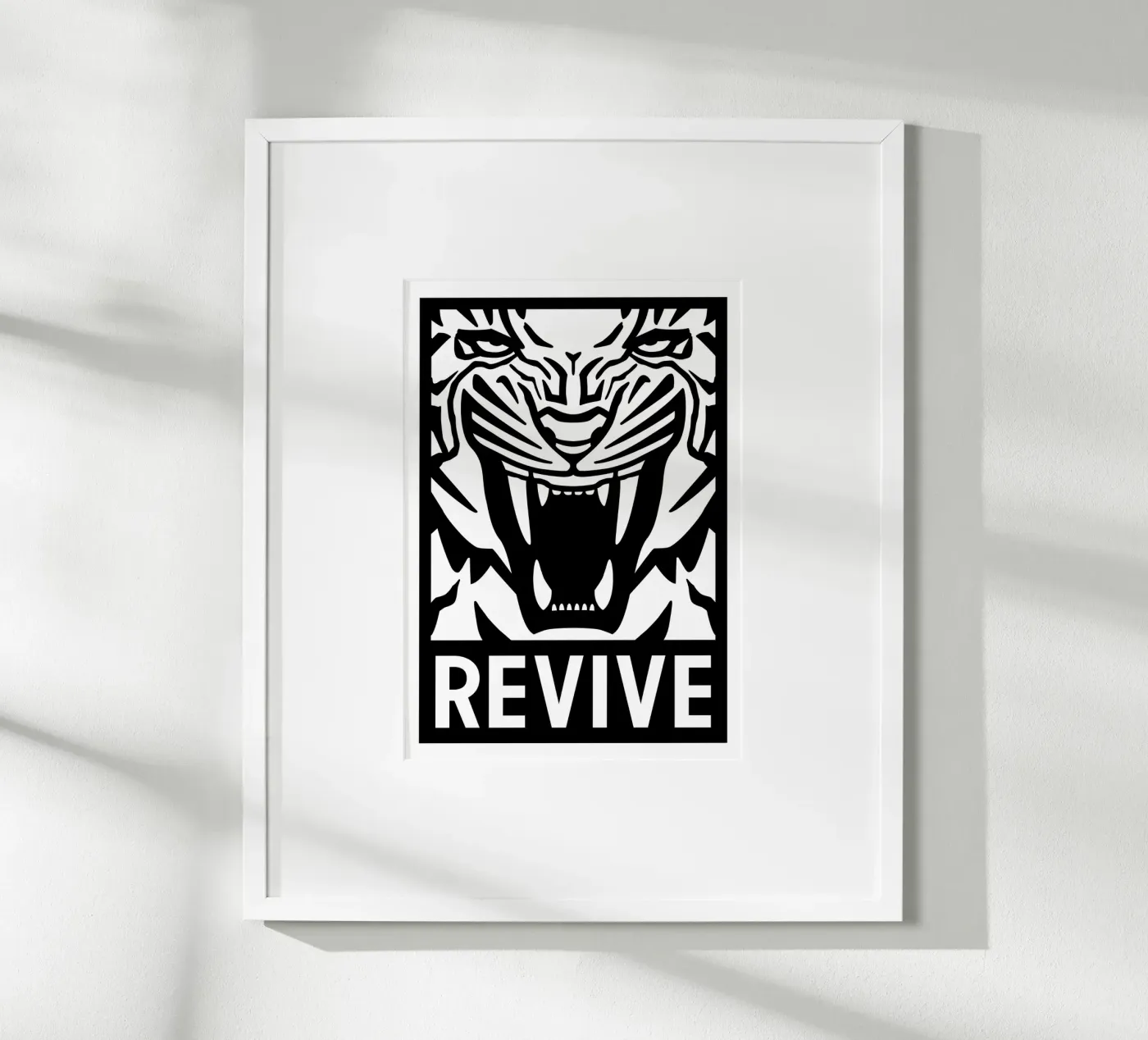 Revive Tiger poster by Asobōze