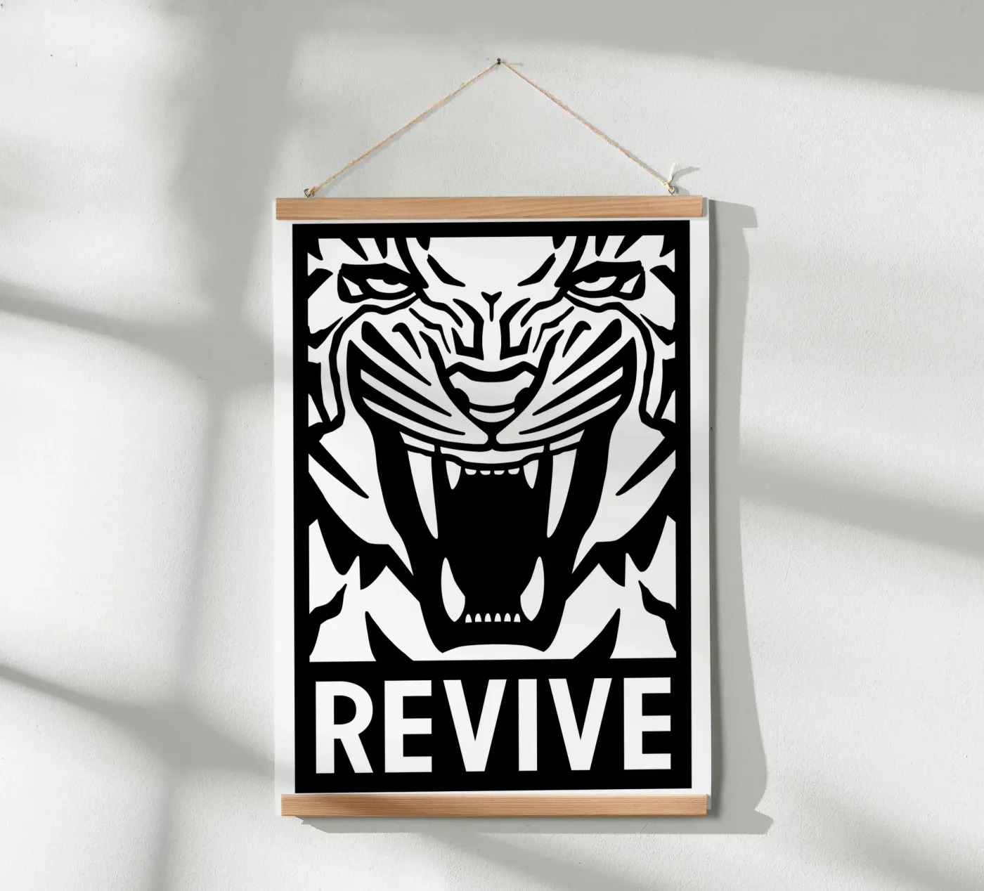 Revive Tiger poster by Asobōze