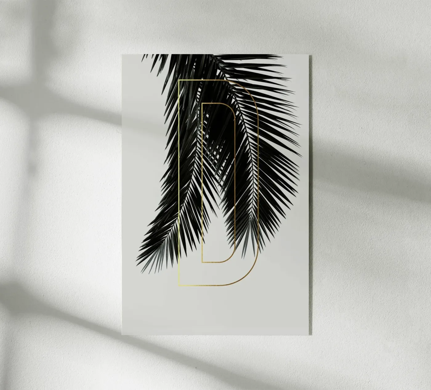 ABC Plants - D Acryl-Glas von typealive