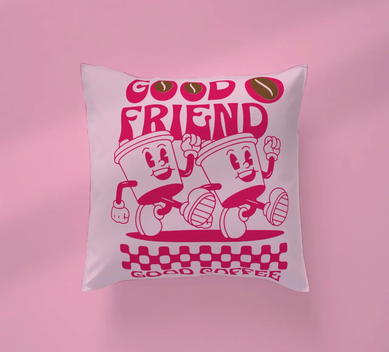 Buon amico Buon caffè cuscino da Gunawan Rb