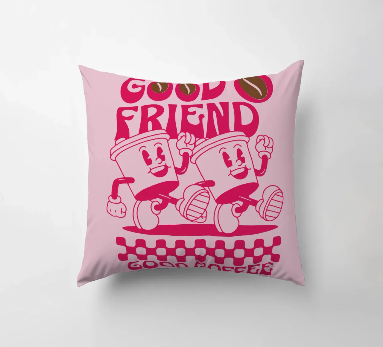 Buon amico Buon caffè cuscino da Gunawan Rb