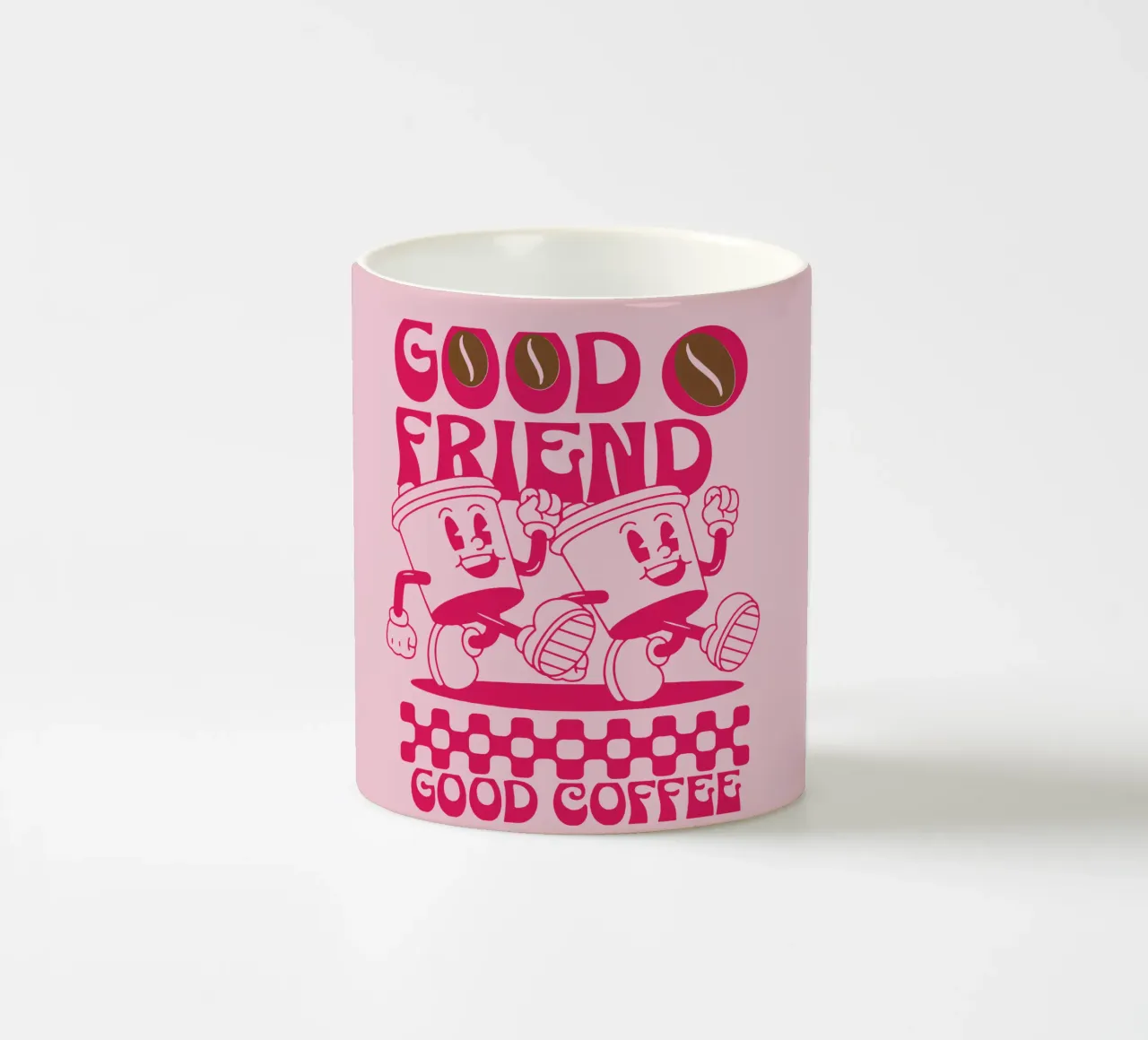 Buon amico Buon caffè tazza in ceramica da Gunawan Rb