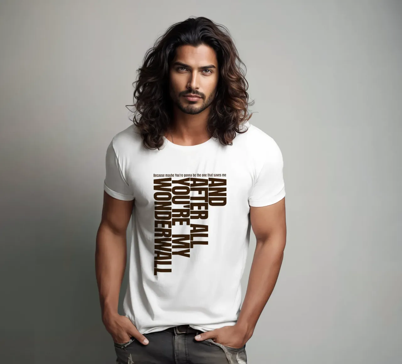 E dopo tutto sei il mio muro delle meraviglie t-shirt da Gunawan Rb