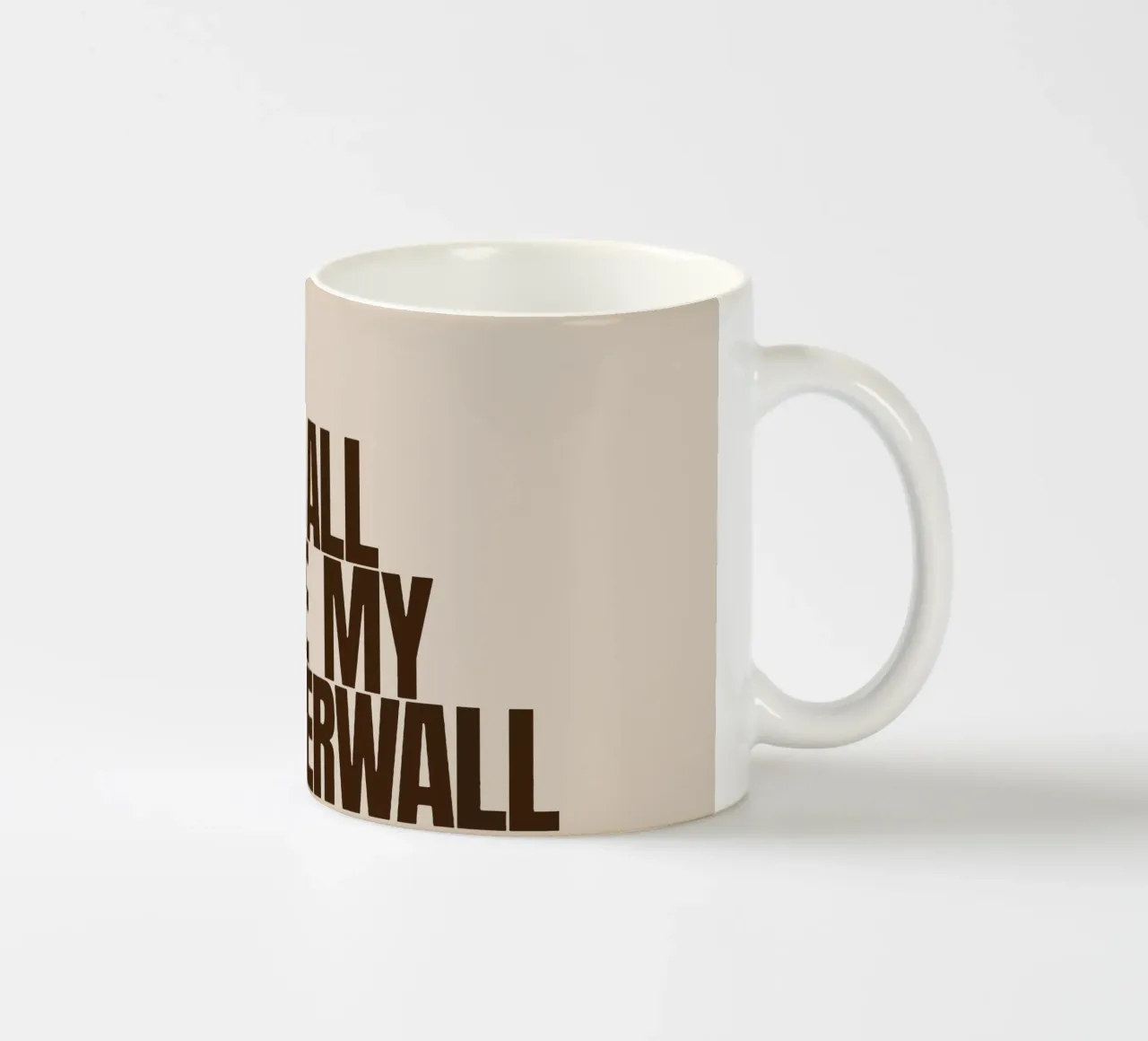 E dopo tutto sei il mio muro delle meraviglie tazza in ceramica da Gunawan Rb