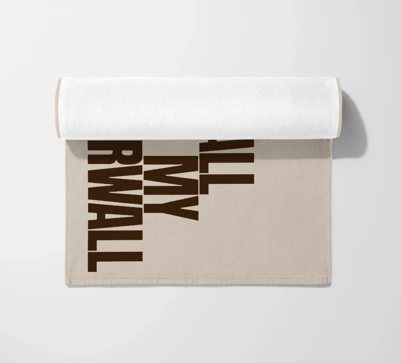 And After All You're My Wonderwall beach towel by Gunawan Rb