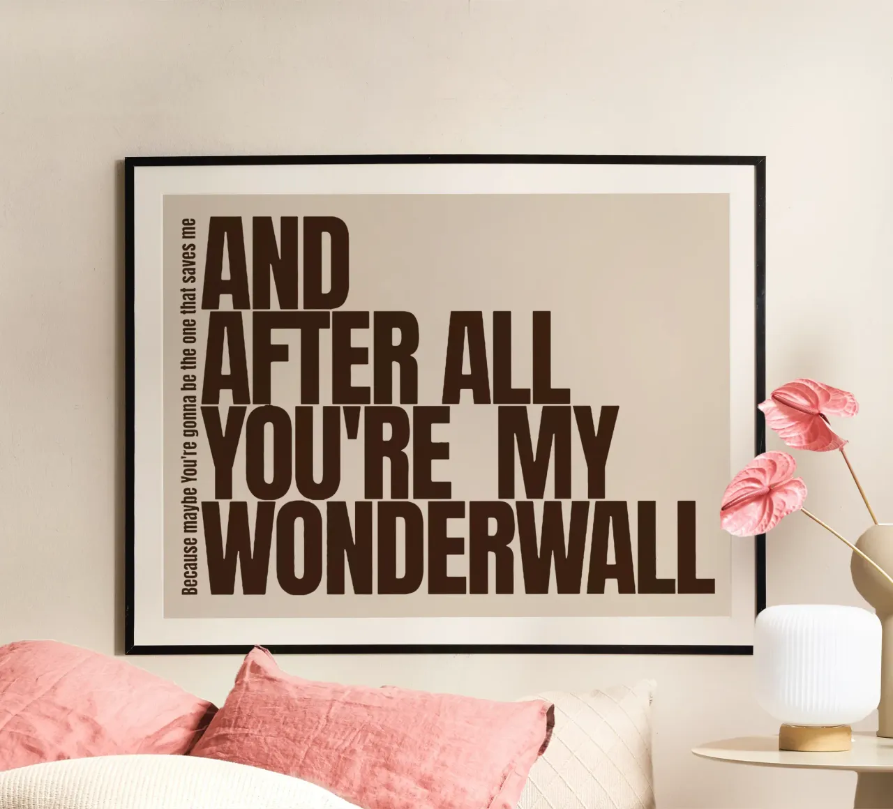 And After All You're My Wonderwall hahnemühle by Gunawan Rb