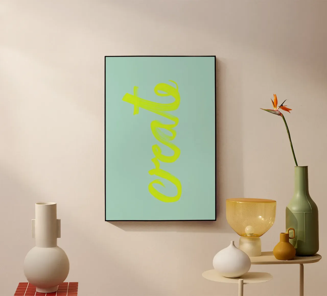 Create acrylic glass by typealive