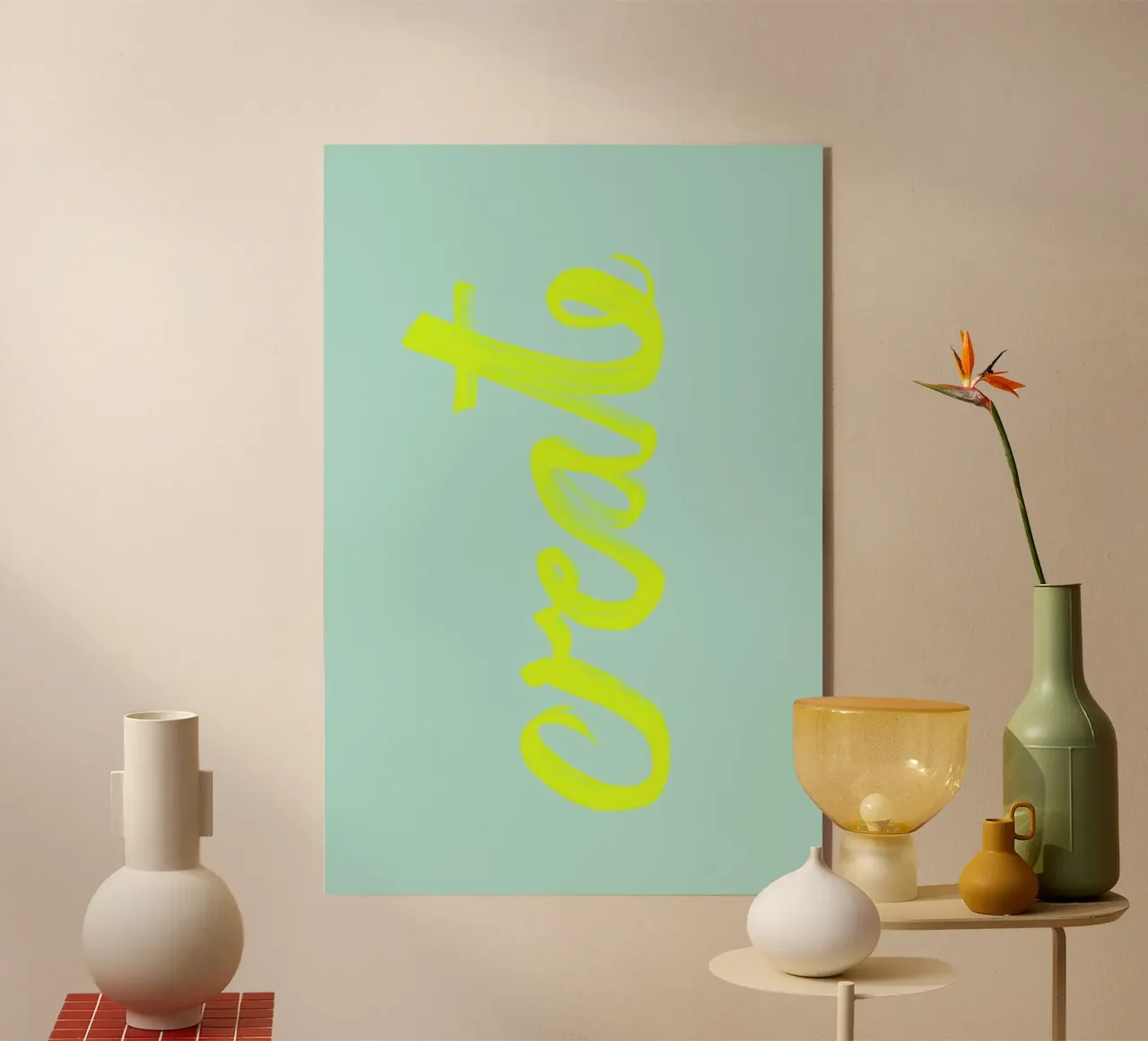 Create acrylic glass by typealive