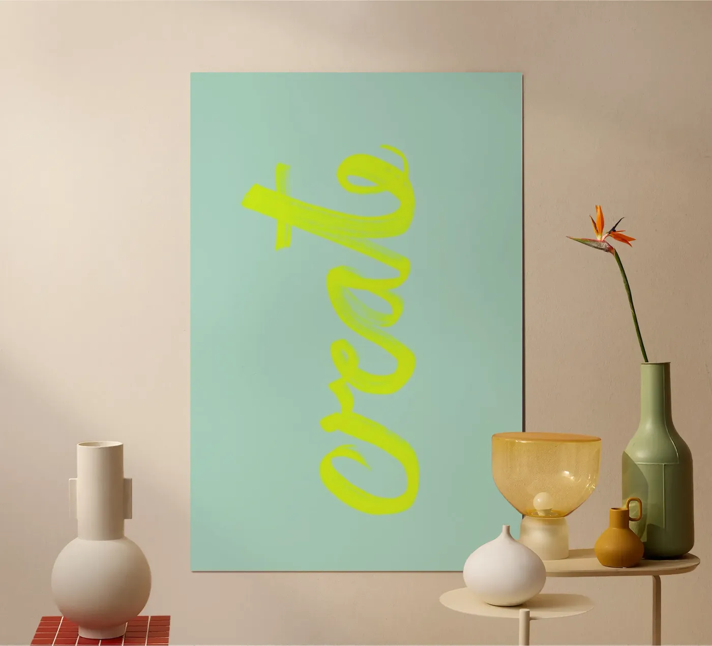 Create poster van typealive