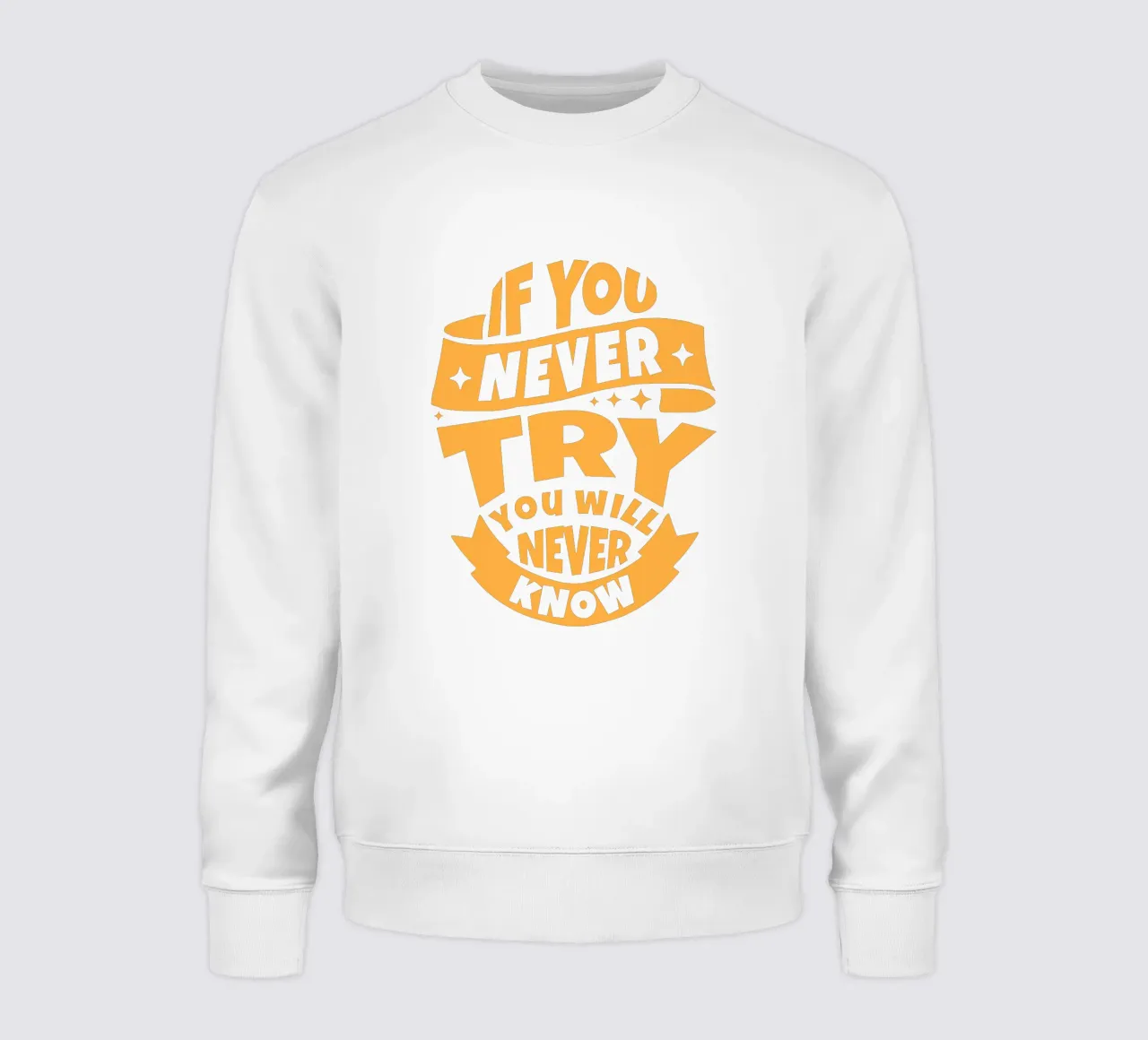 Se non provi mai non saprai mai felpa da Gunawan Rb