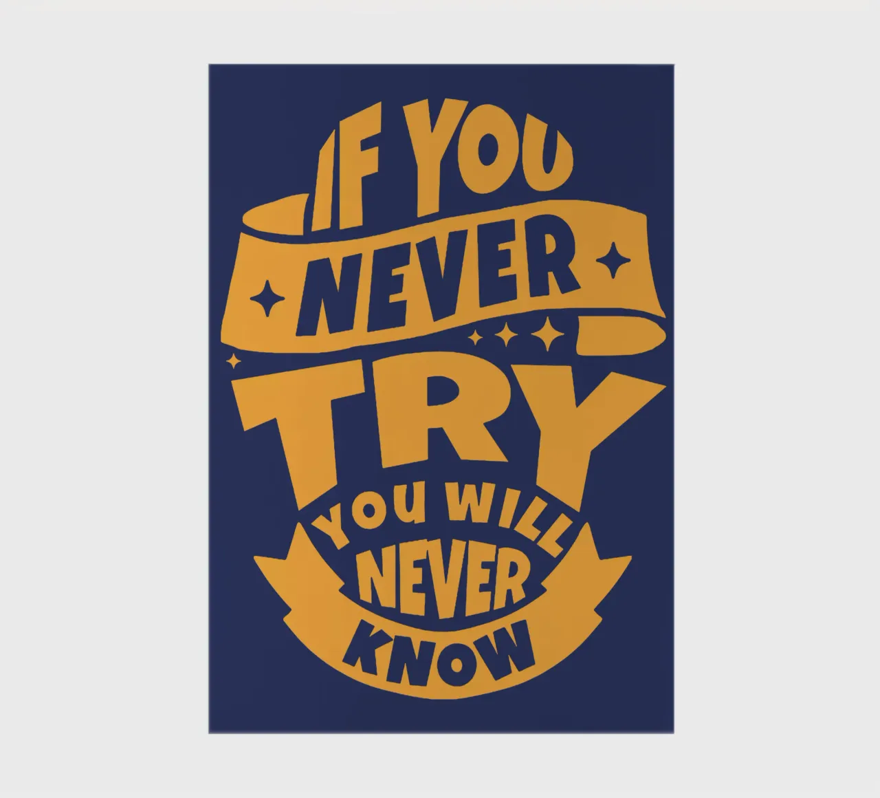 If You Never Try You Will Never Know notebook by Gunawan Rb