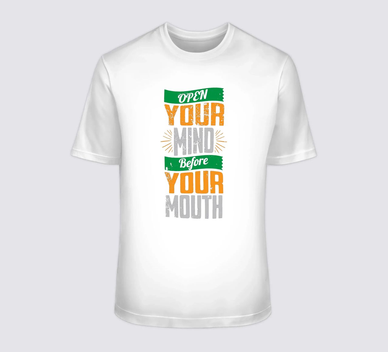 Aprire la mente prima di parlare t-shirt da Gunawan Rb